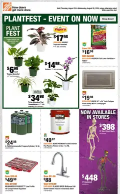 Preview of Home Depot weekly flyer / circulaire from shop Home Depot valid from Aug 20, 2026