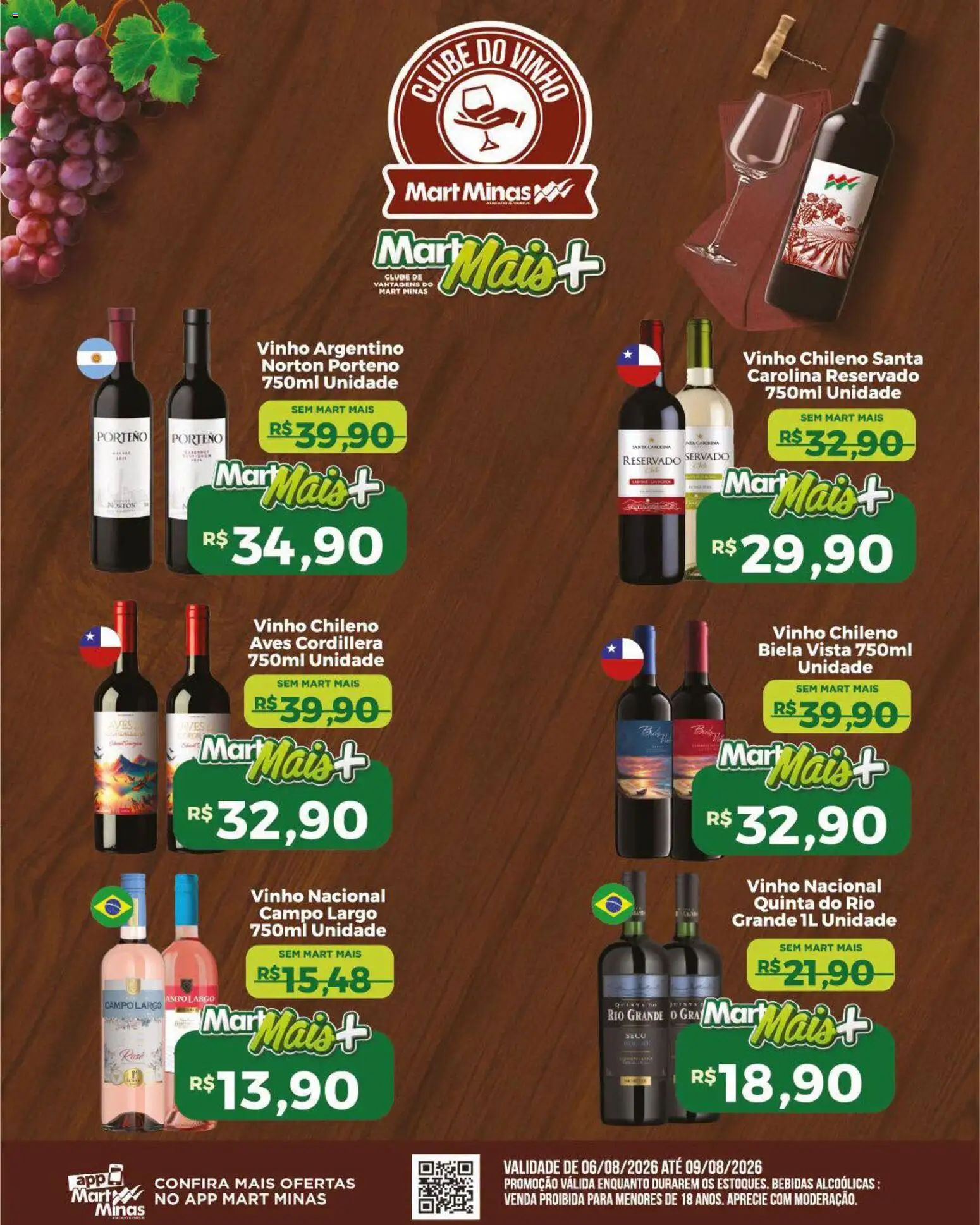 Mart Minas Folheto - válido de 06/08/2026 | Página: 2 | Produtos: Aves, Bebidas, Vinho