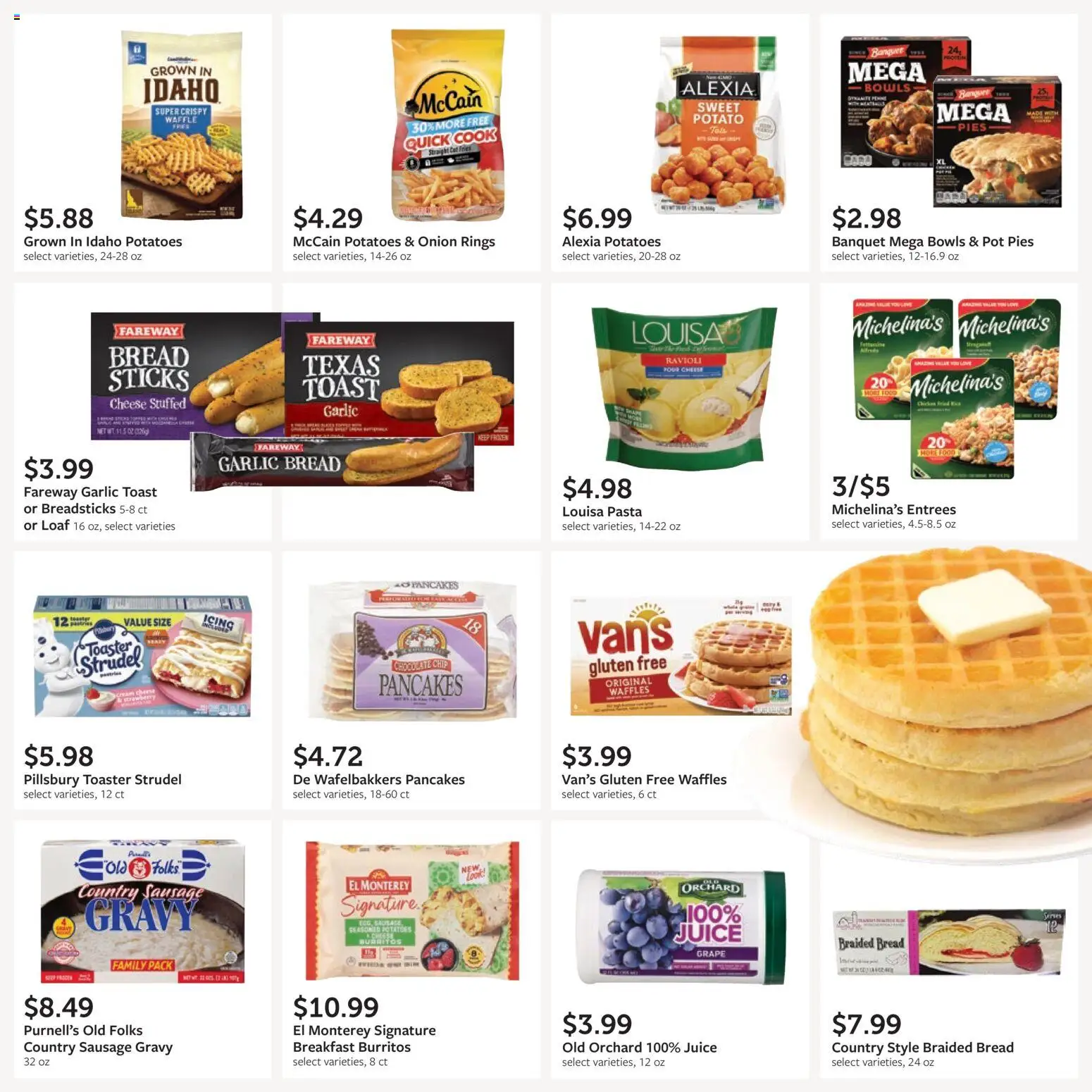 Fareway Monthly Ad - valid from 08/03/2026 | Page: 25 | Products: Bread, Juice, Sausage, Garlic
