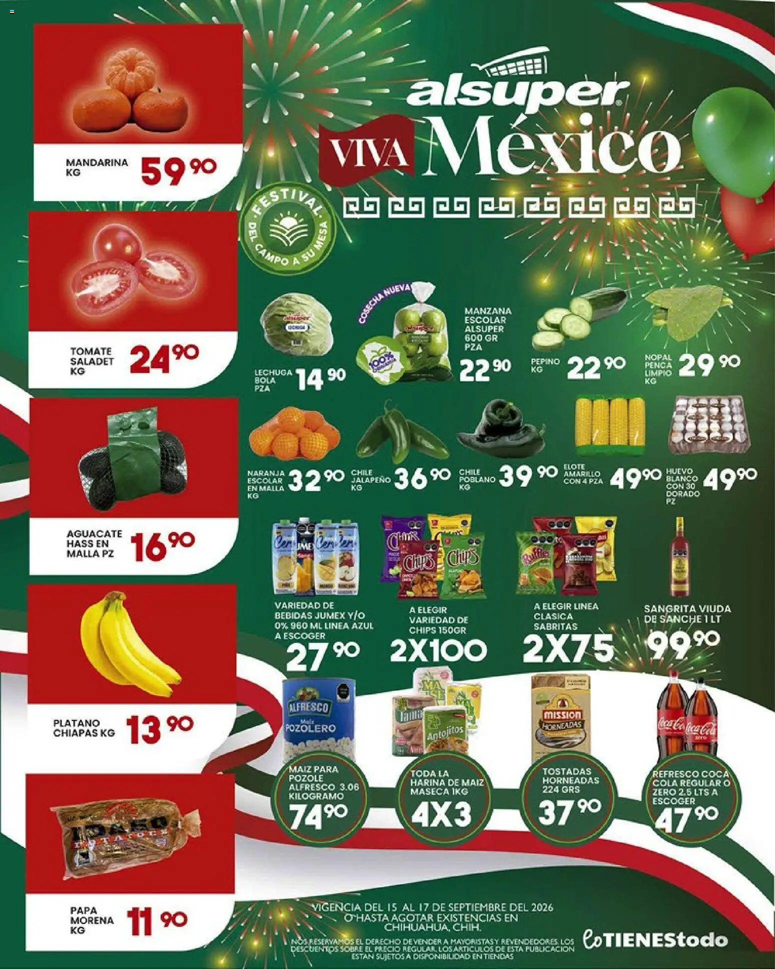 Nuevas ofertas de Alsuper válidas en toda la República Mexicana desde el 15/09/2026. ¡Encuentra las mejores ofertas en Alsuper katalog! | Página: 1