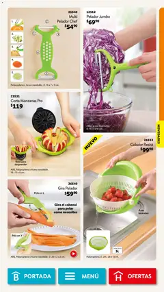 Vista previa de Betterware campaña 6 2026, nuevo folleto de la tienda, válido en México a partir del 01.06.2026 | Página: 65 | Productos: Colador, Manzanas