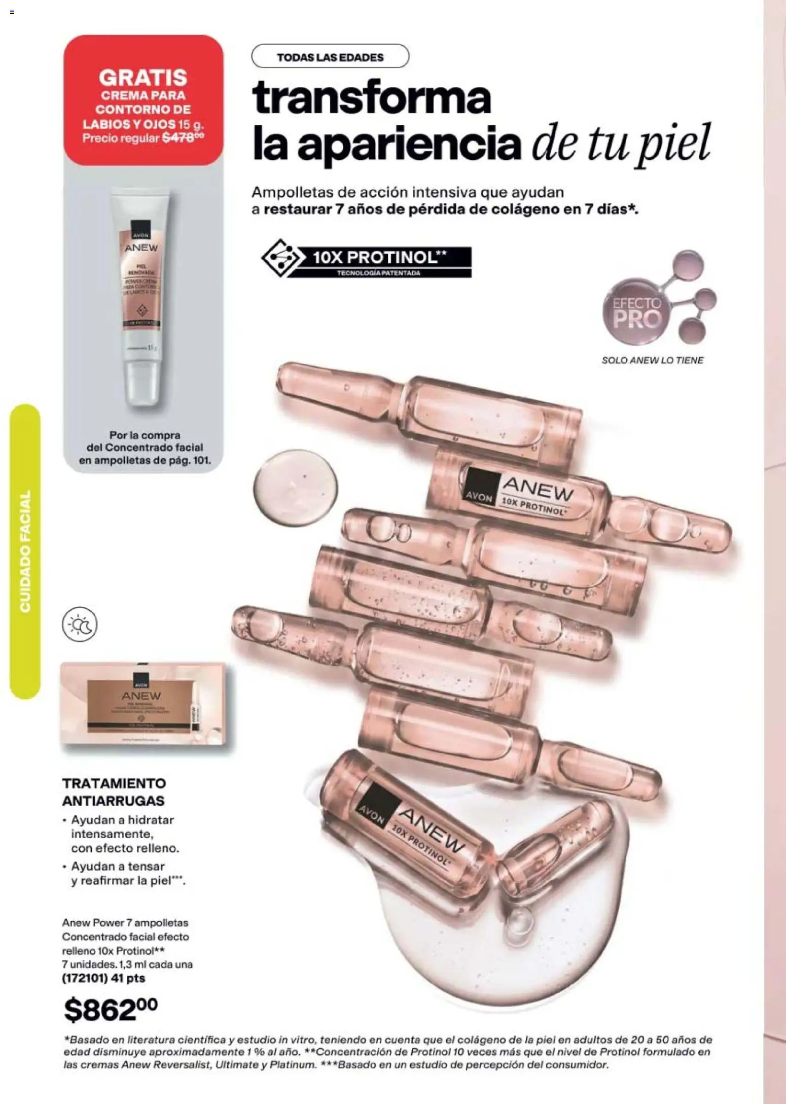 Nuevas ofertas de AVON válidas en toda la República Mexicana desde el 31/07/2026. ¡Encuentra las mejores ofertas en AVON campaña 12 2026! | Página: 98 | Productos: Crema, Contorno