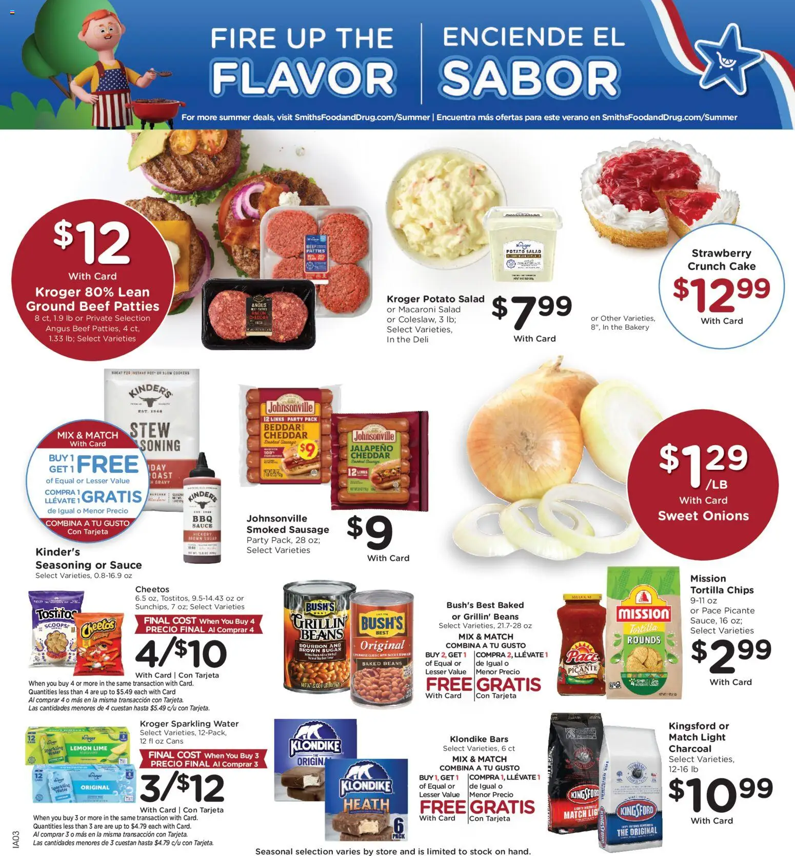 Smith's Weekly Ad - valid from 06/24/2026 | Page: 4 | Products: Chips, Water, Sugar, Lemon