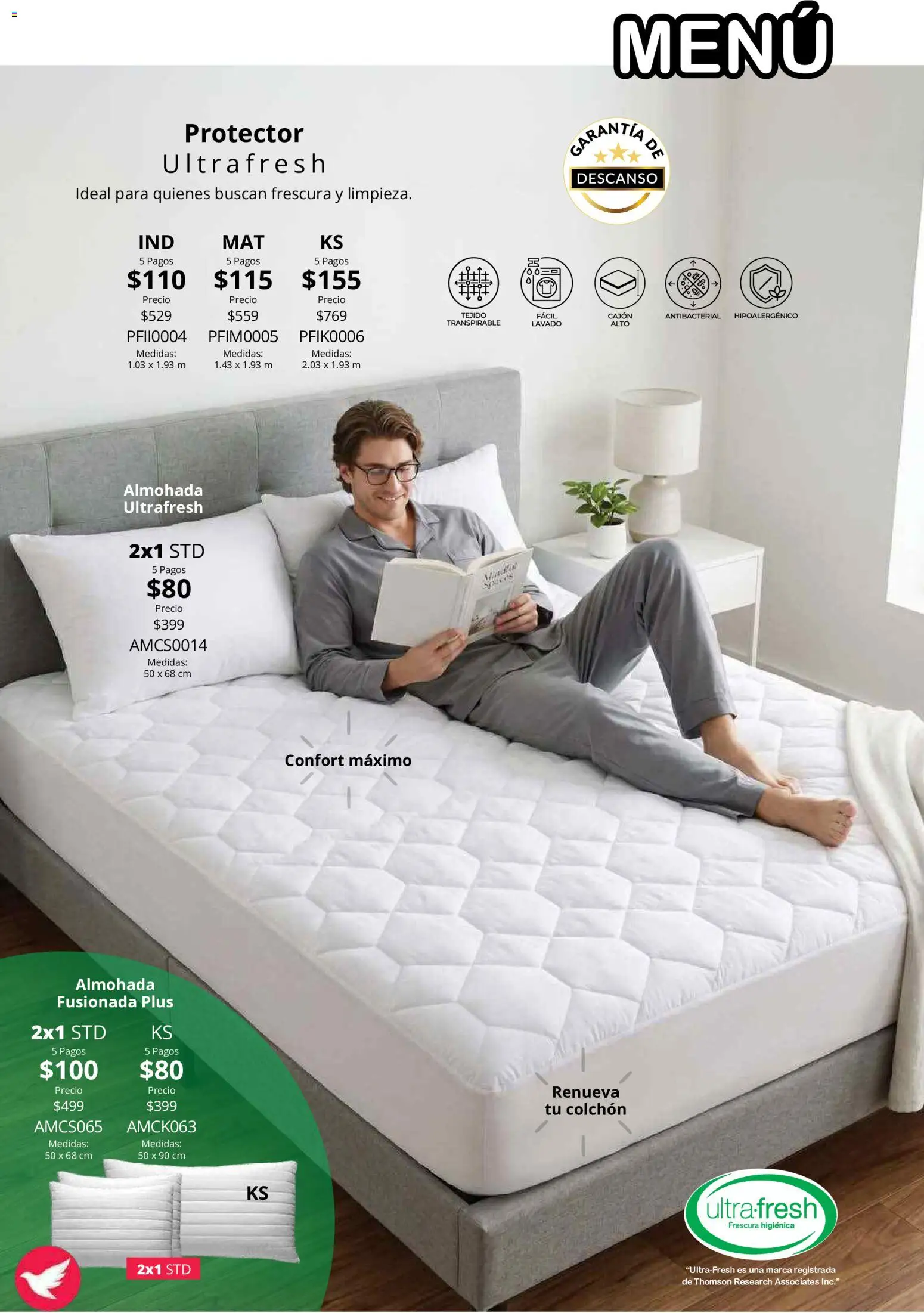 Nuevas ofertas de Colchas Concord válidas en toda la República Mexicana desde el 01/08/2026. ¡Encuentra las mejores ofertas en Colchas Concord catálogo! | Página: 166 | Productos: Toalla, Repelente, Almohada