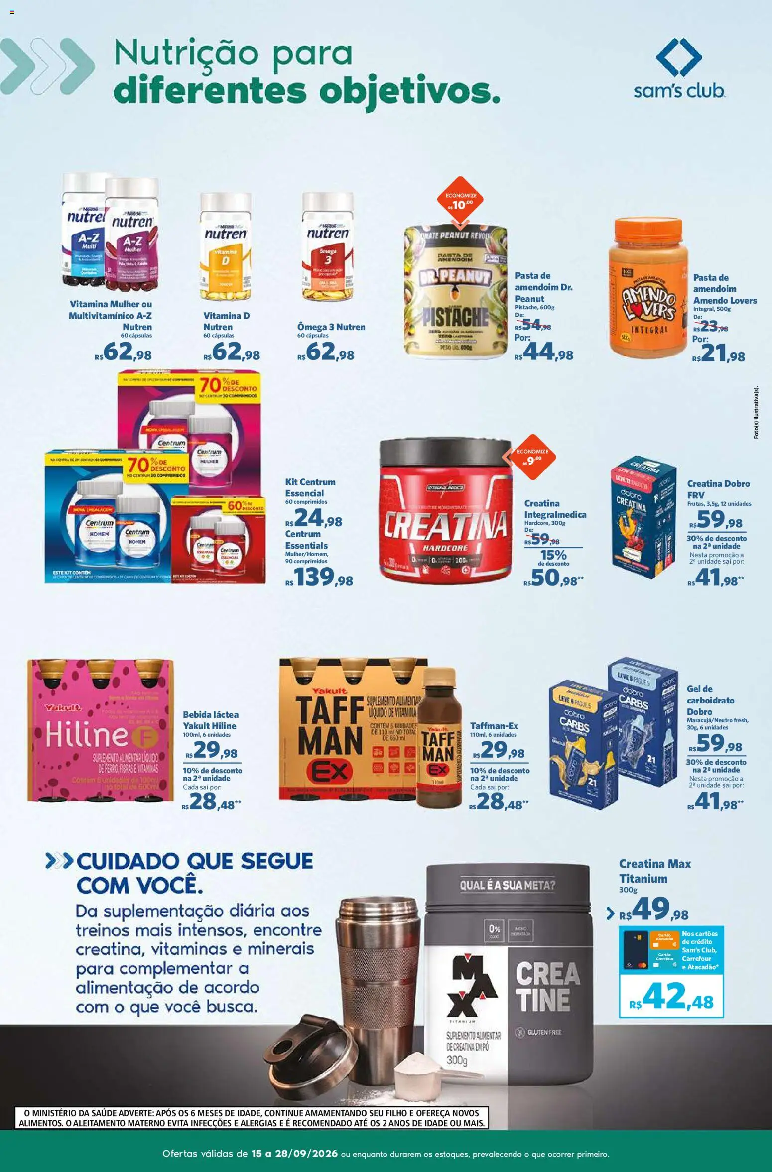 Sam's Club Folheto - válido de 15/09/2026 | Página: 2 | Produtos: Cápsulas, Amendoim, Vitamina d, Ômega