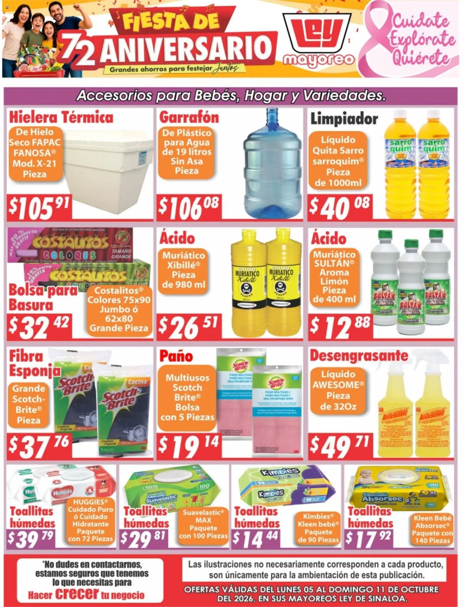 Nuevas ofertas de Casa Ley válidas en toda la República Mexicana desde el 05/10/2026. ¡Encuentra las mejores ofertas en Casa Ley folleto Sinaloa! | Página: 3