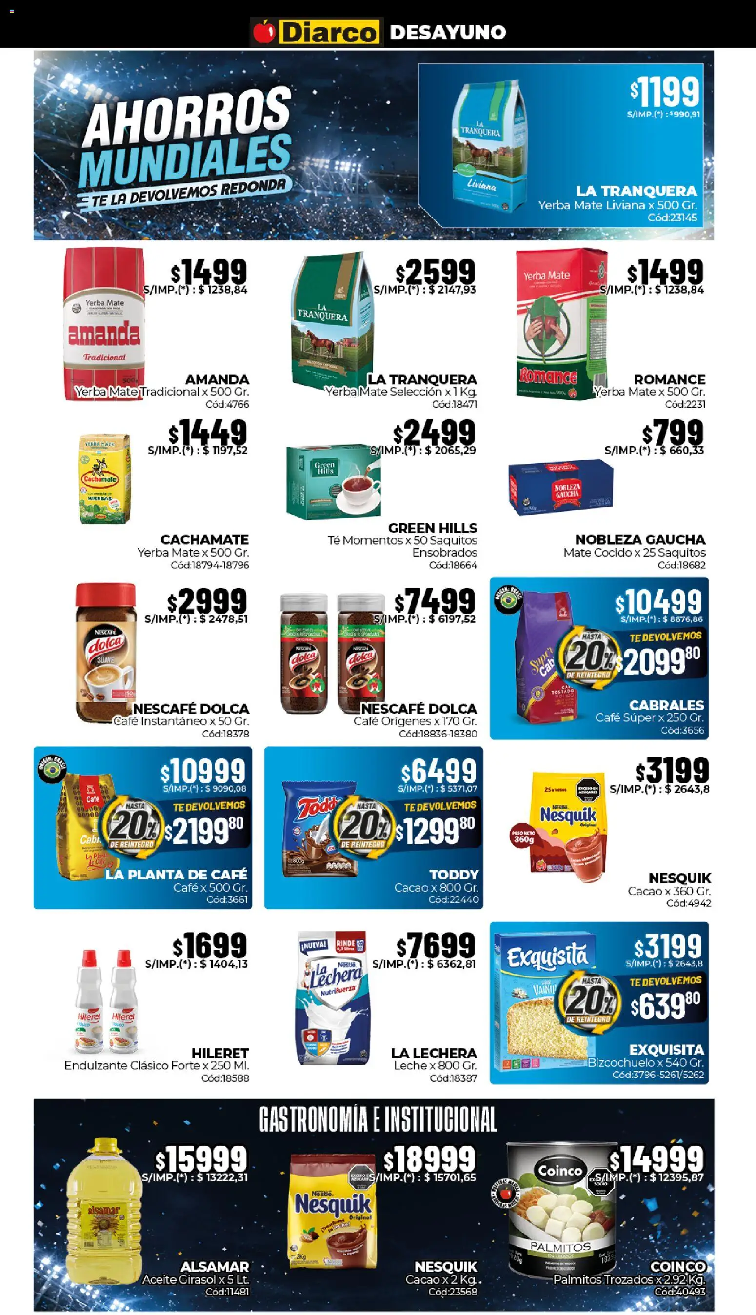 Diarco - Ahorros Mundiales │ válido desde el 22/06/2026 | Página: 4