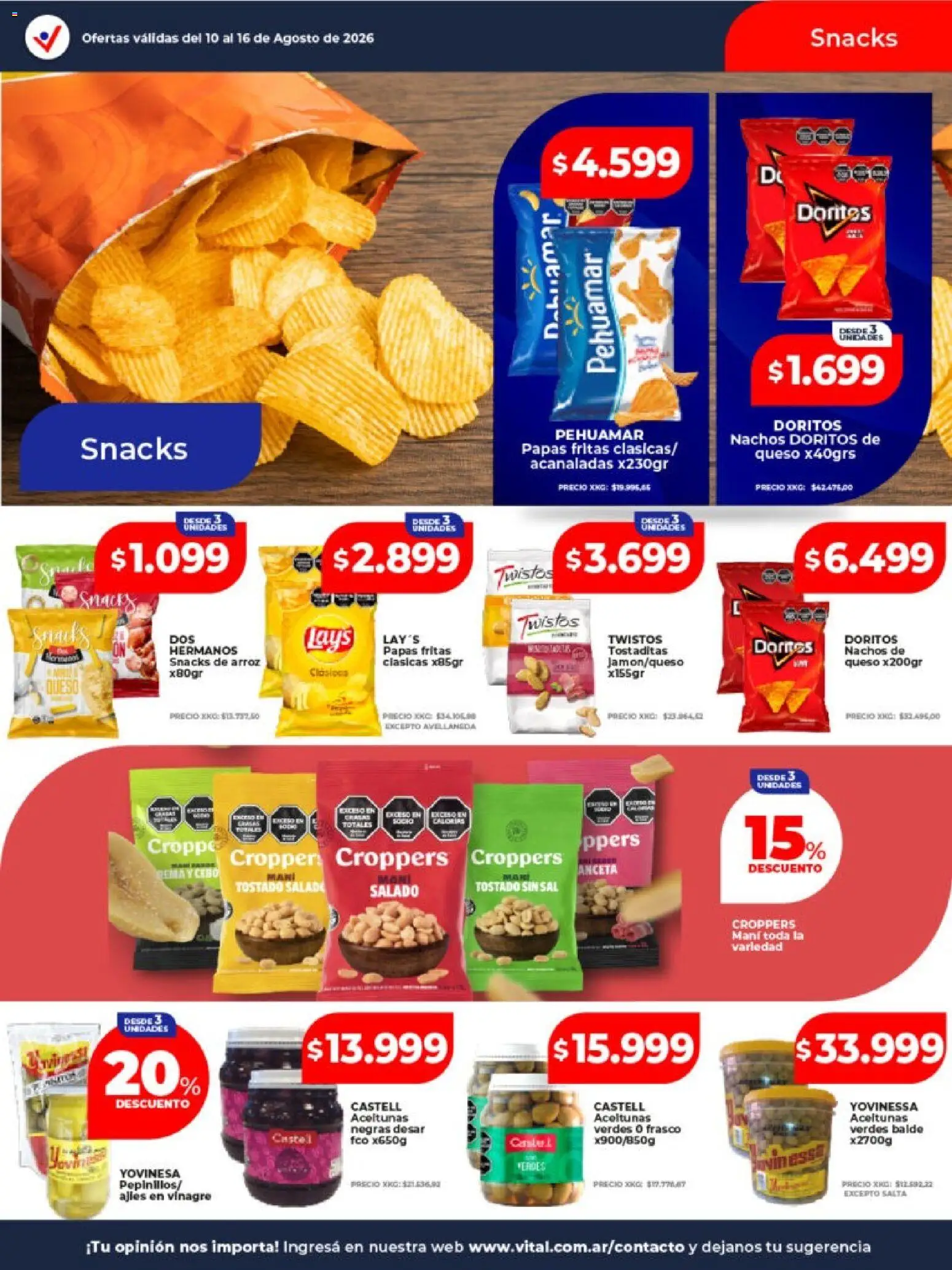 Vital - Ofertas Abasto │ válido desde el 10/08/2026 | Página: 25