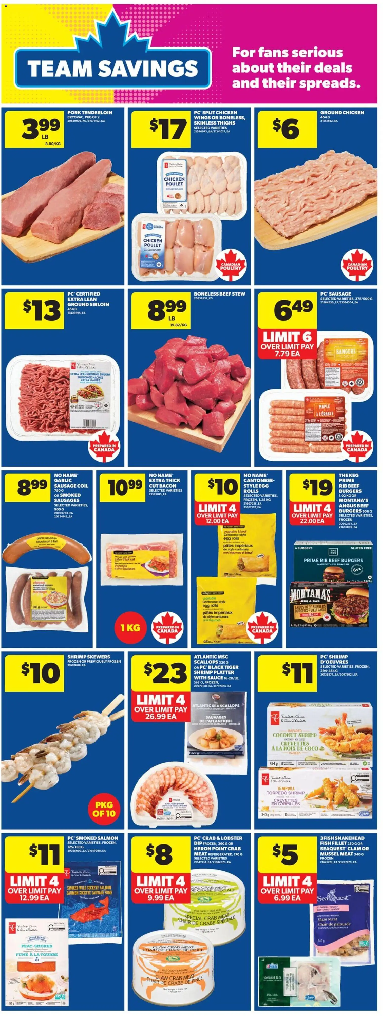 Real Canadian Superstore flyer valid from 11.06.2026 | Page: 26 | Products: Fish, Beef, Chicken, Pork