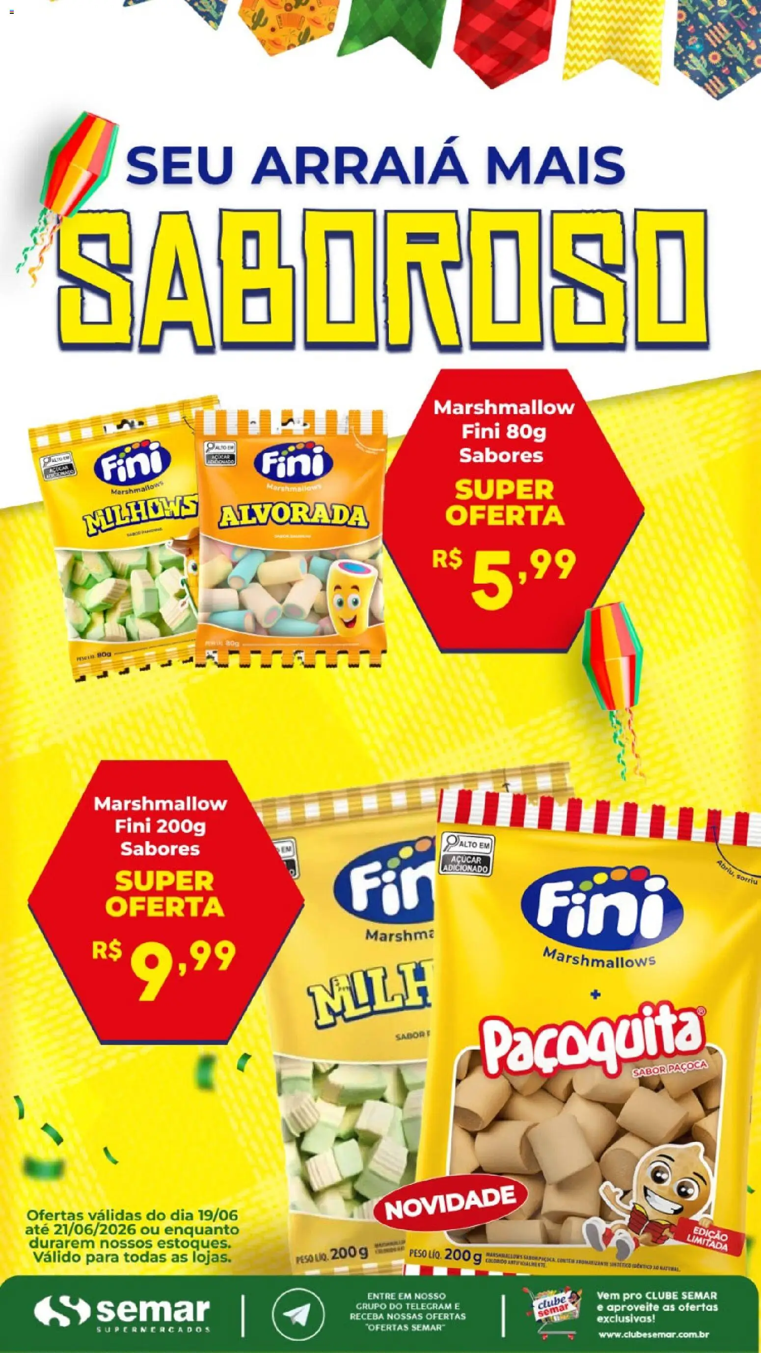 Semar Supermercado Folheto - válido de 19.06.2026 | Página: 1