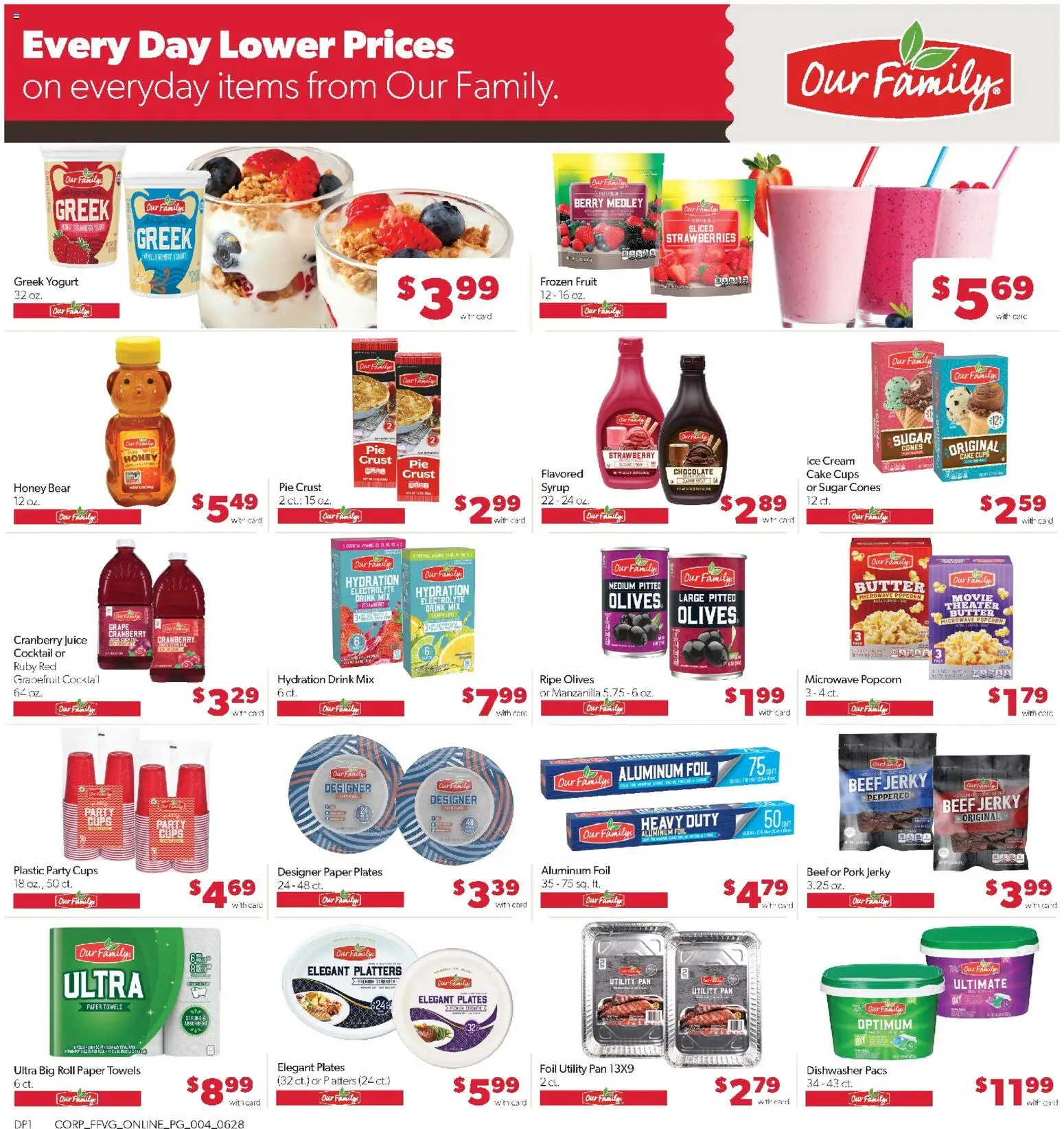 Family Fare Weekly Ad - MI - valid from 06/28/2026 | Page: 9 | Products: Beef, Ice cream, Sugar, Dishwasher