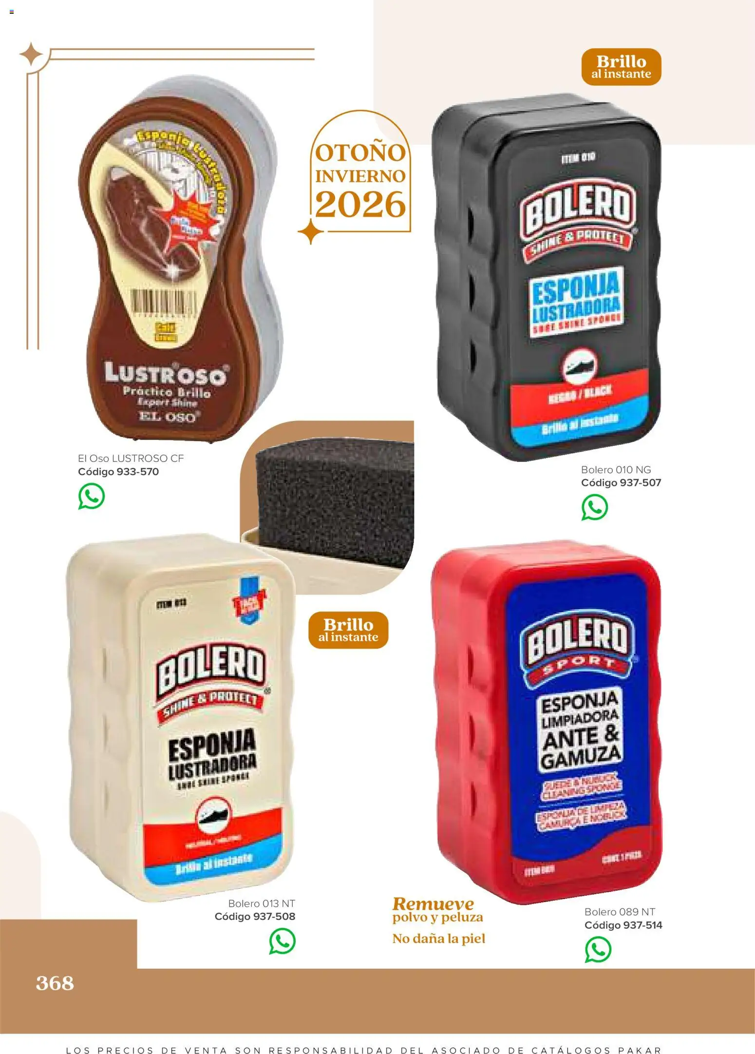Nuevas ofertas de SC Pakar válidas en toda la República Mexicana desde el 31/07/2026. ¡Encuentra las mejores ofertas en SC Pakar catálogo Hombre! | Página: 368