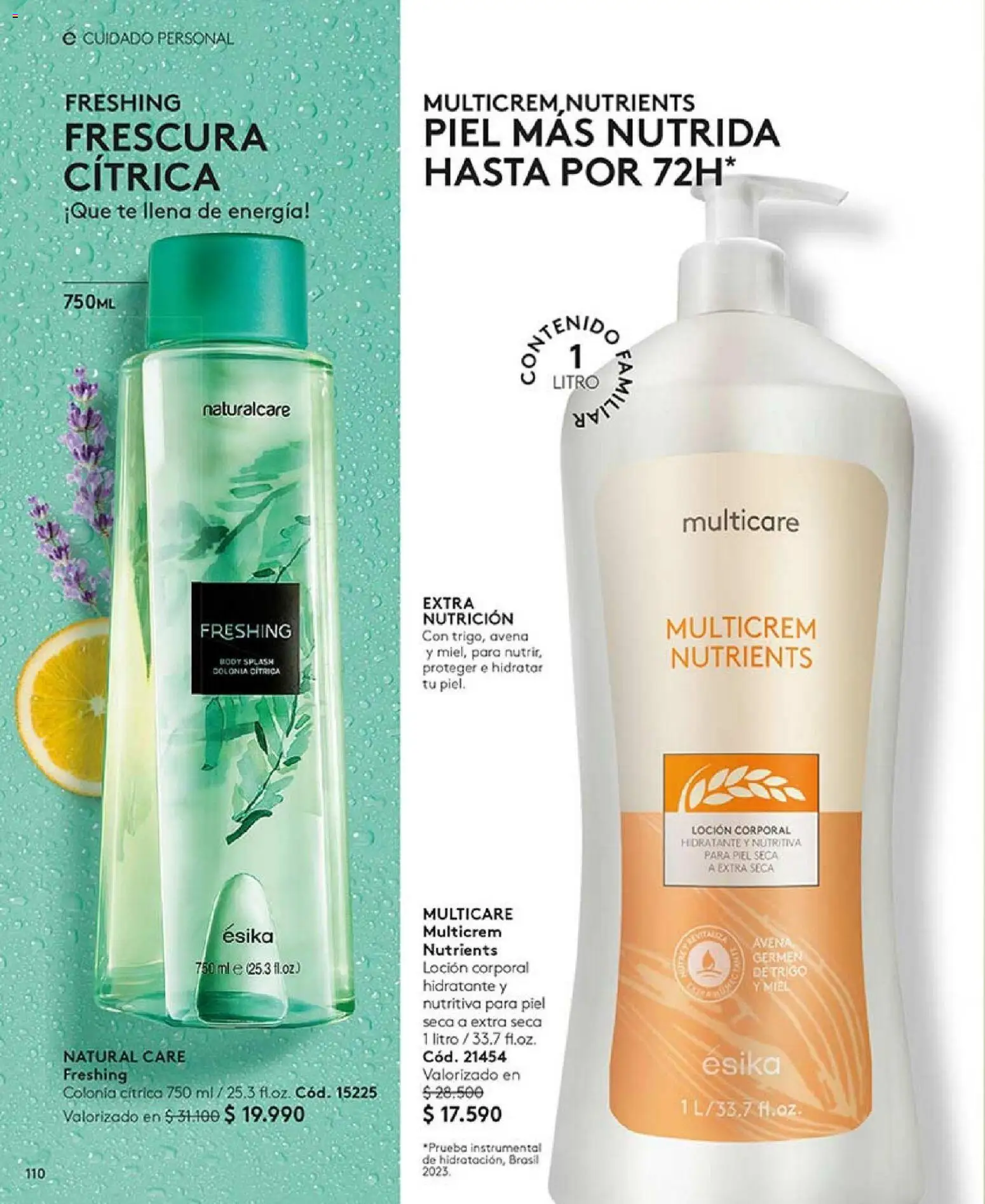 Catálogo Ésika Campaña 4 │ válido desde el 15.02.2026 | Página: 110 | Productos: Avena, Loción, Body, Té