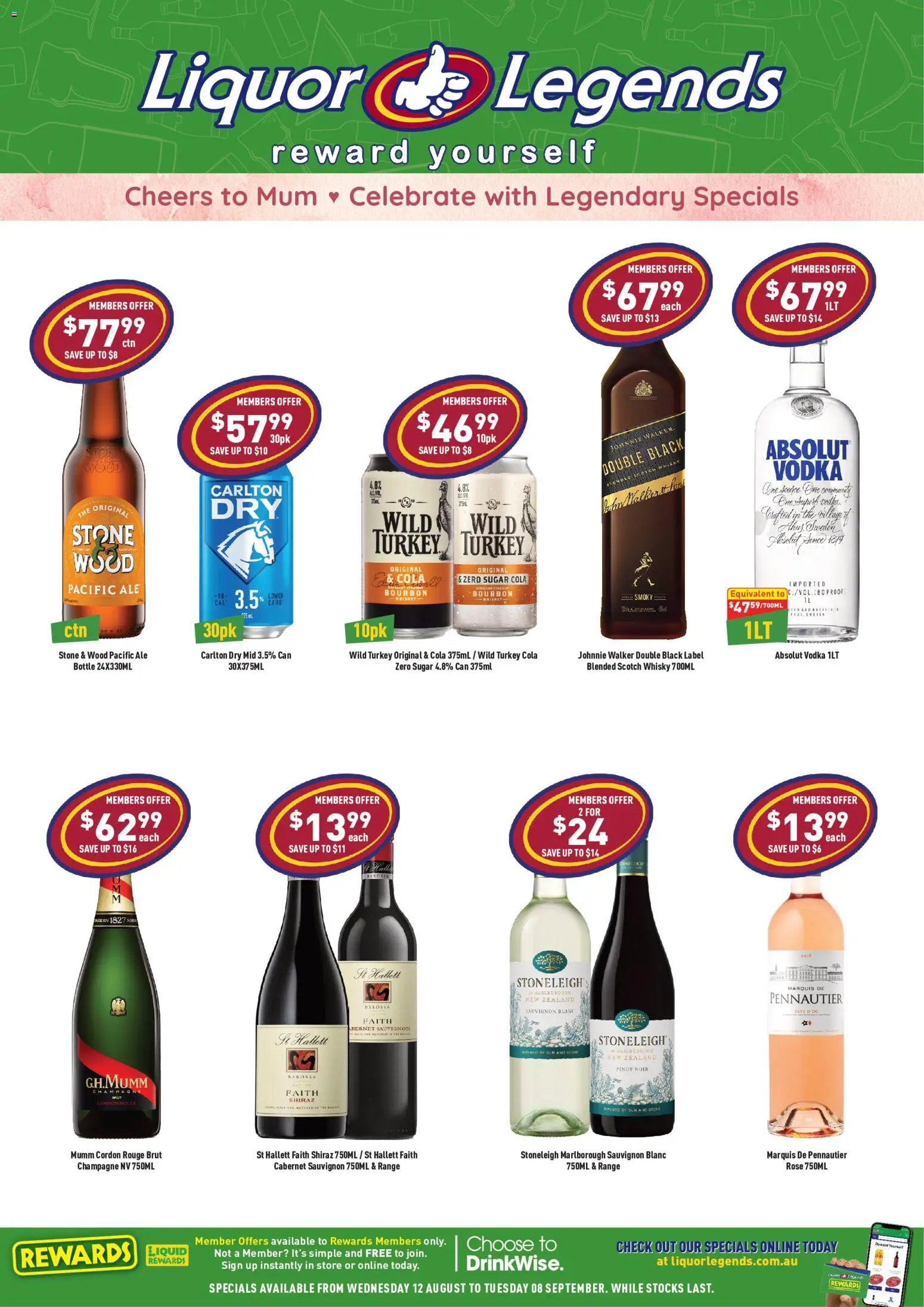 Liquor Legends catalogue - valid from 06.05.2026 | Page: 1 | Products: Vodka, Whiskey, Wood, Sugar