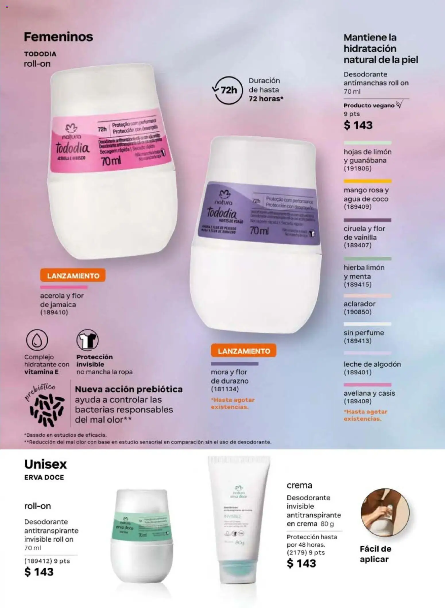 Nuevas ofertas de Natura válidas en toda la República Mexicana desde el 10/07/2026. ¡Encuentra las mejores ofertas en Natura campaña 11 2026! | Página: 139 | Productos: Desodorante, Durazno, Vainilla, Perfume