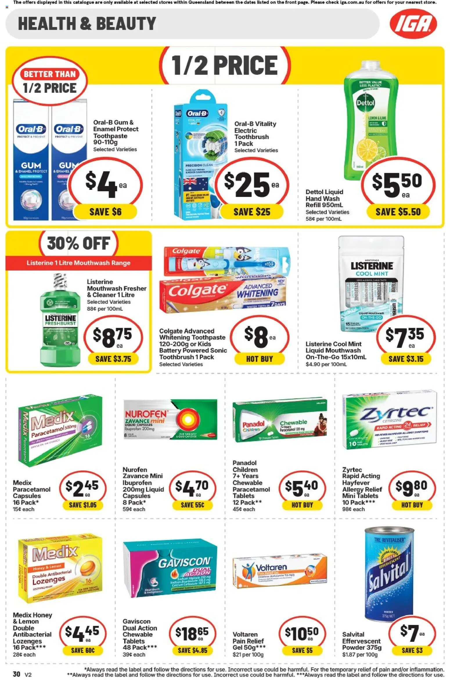 IGA catalogue - valid from 26/08/2026 | Page: 30 | Products: Honey, Capsules, Lemon, Hand wash