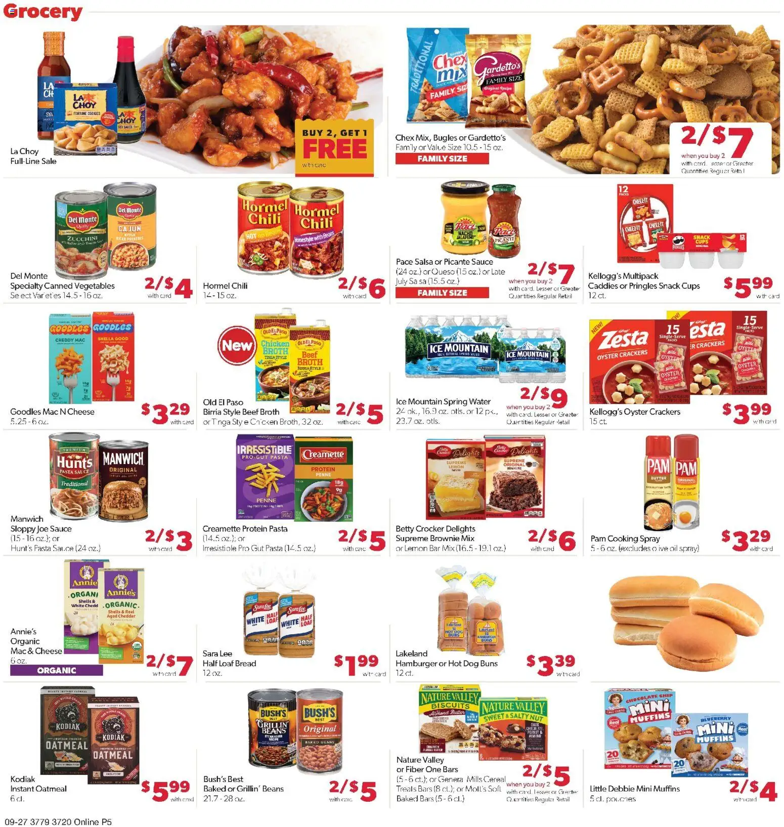 Family Fare Weekly Ad - NE - valid from 09/27/2026 | Page: 10 | Products: Crackers, Chicken, Cookies, Cereal
