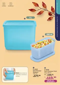 Vista previa de Tupperware catálogo, nuevo folleto de la tienda, válido en México a partir del 07/09/2026 | Página: 77 | Productos: Alimentos, Modular