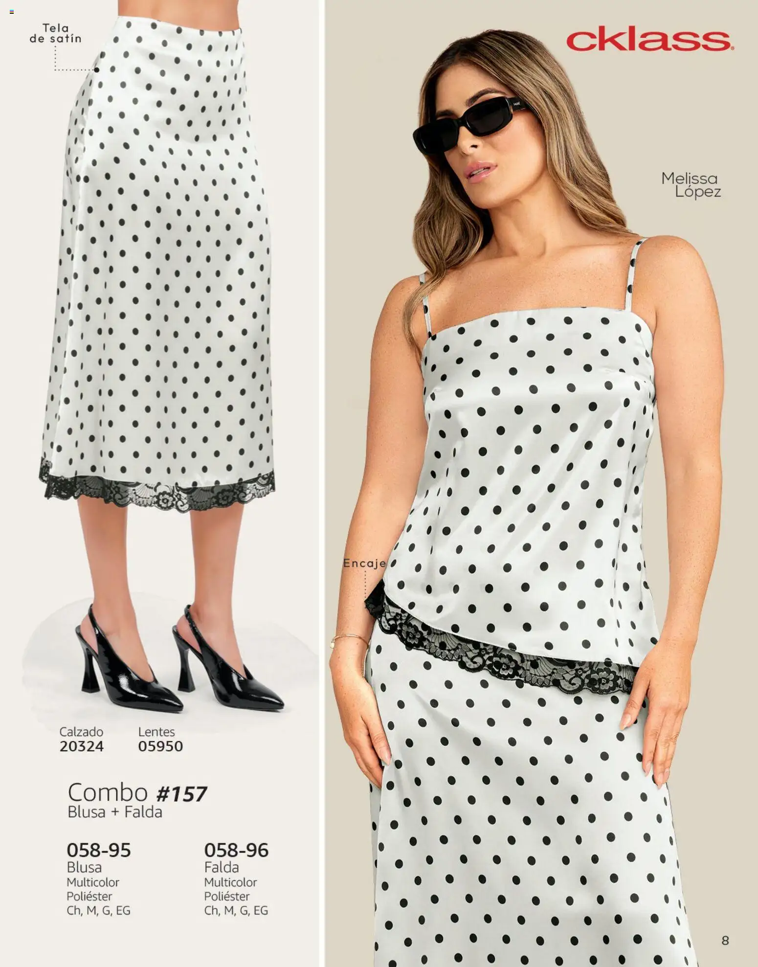 Nuevas ofertas de Cklass válidas en toda la República Mexicana desde el 08/07/2026. ¡Encuentra las mejores ofertas en Cklass catálogo Secrets! | Página: 46 | Productos: Blusa, Lentes, Falda