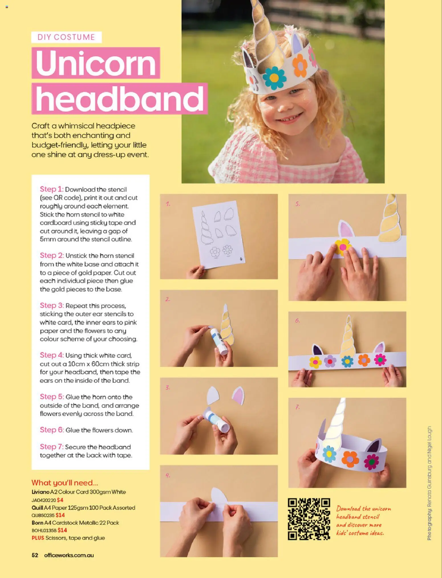 Officeworks catalogue - valid from 27/08/2026 | Page: 52 | Products: Headband, Flowers, Glue, Strip