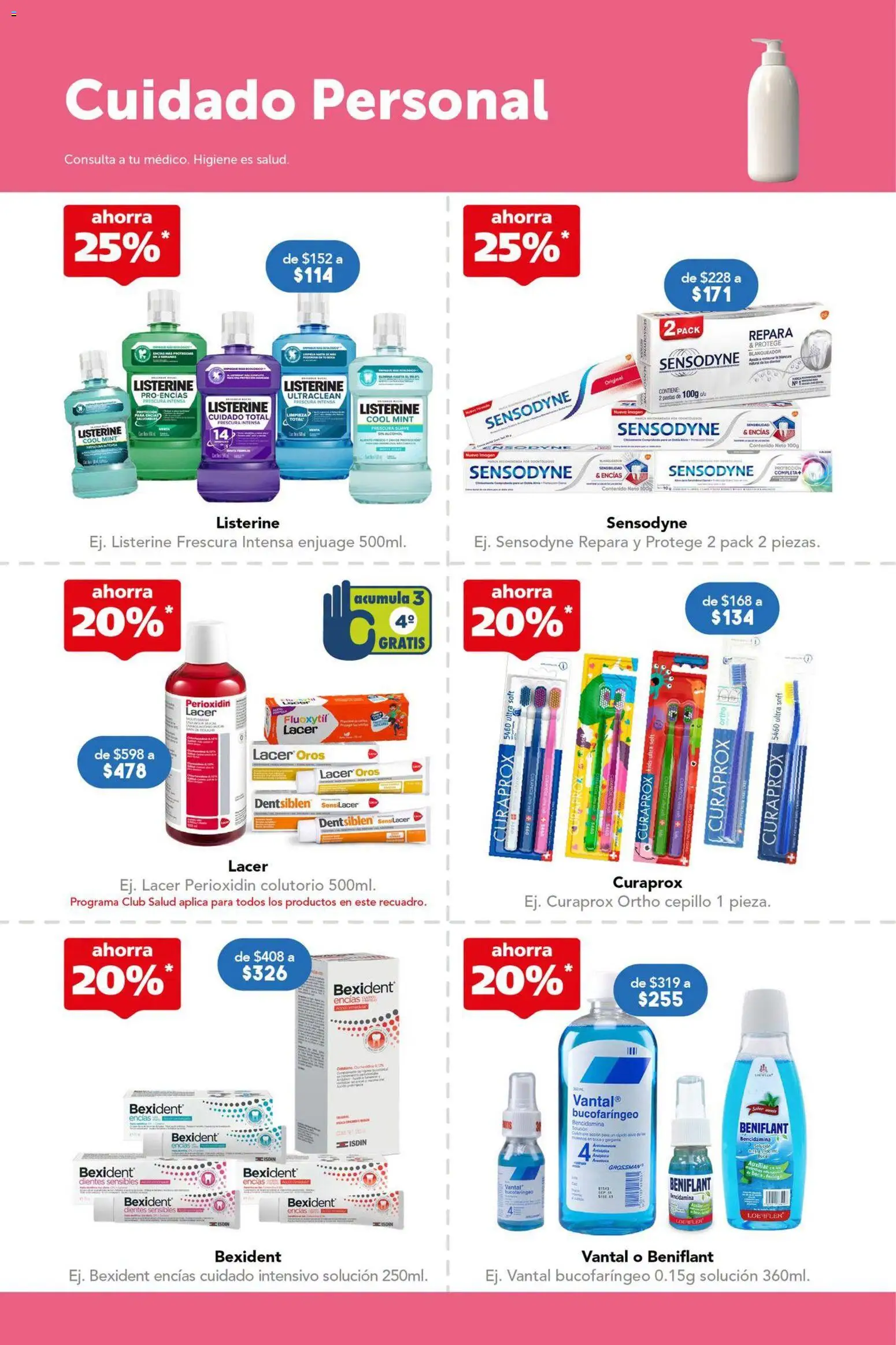 Nuevas ofertas de Farmacia San Pablo válidas en toda la República Mexicana desde el 27/09/2026. ¡Encuentra las mejores ofertas en Farmacia San Pablo catálogo! | Página: 2 | Productos: Listerine, Cepillo, Alcohol