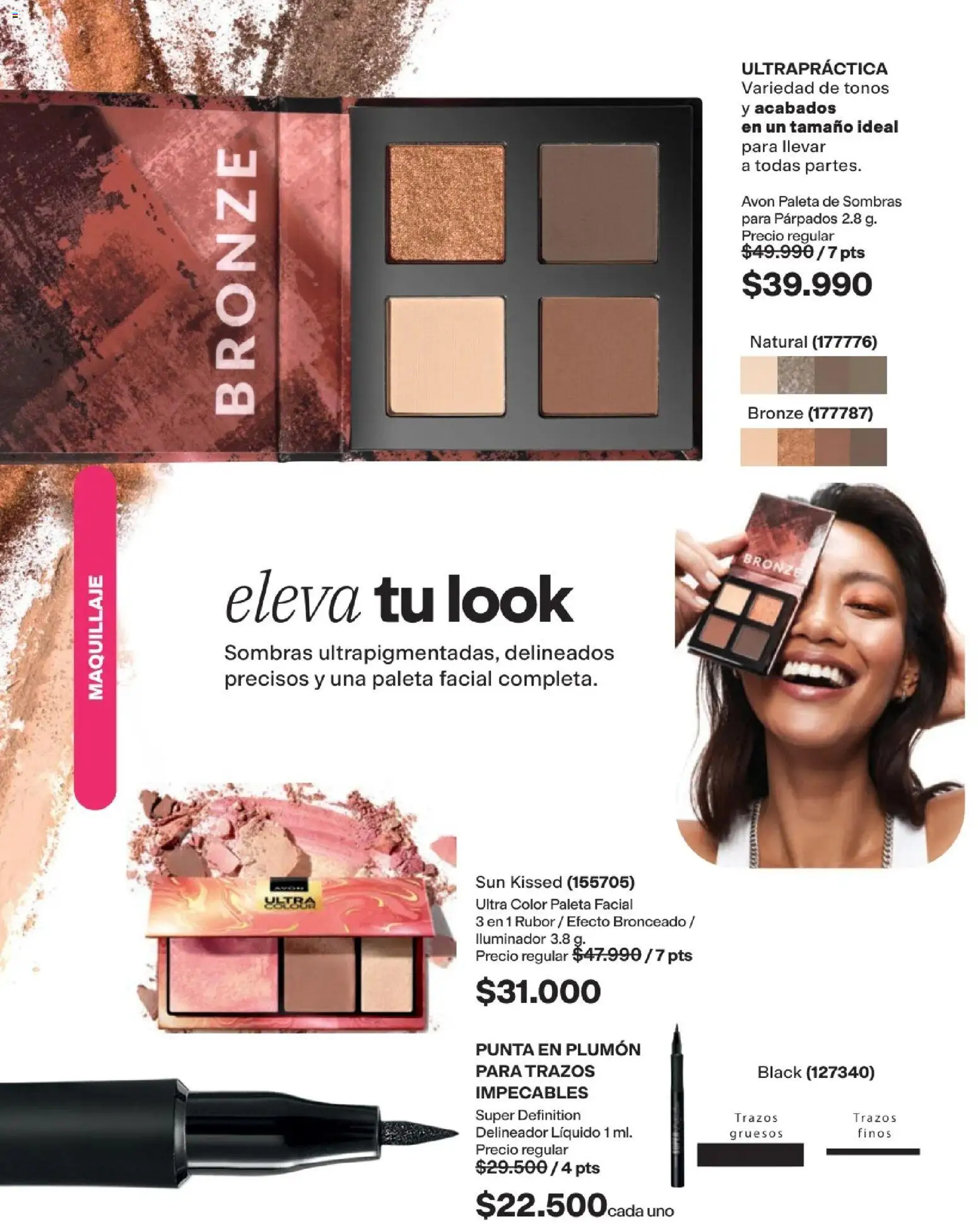 Avon revista - valida desde el 15/07/2026 | Página: 29 | Productos: Iluminador, Rubor, Maquillaje, Delineador