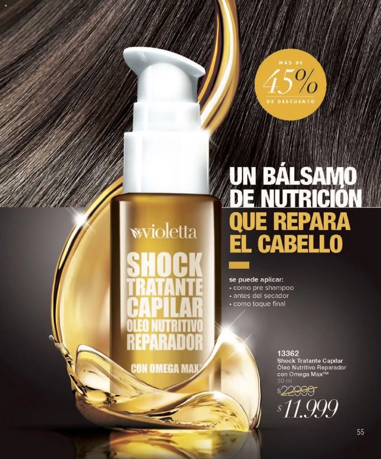 Violetta - Violetta Cosméticos │ válido desde el 09.03.2026 | Página: 55 | Productos: Shampoo, Bálsamo
