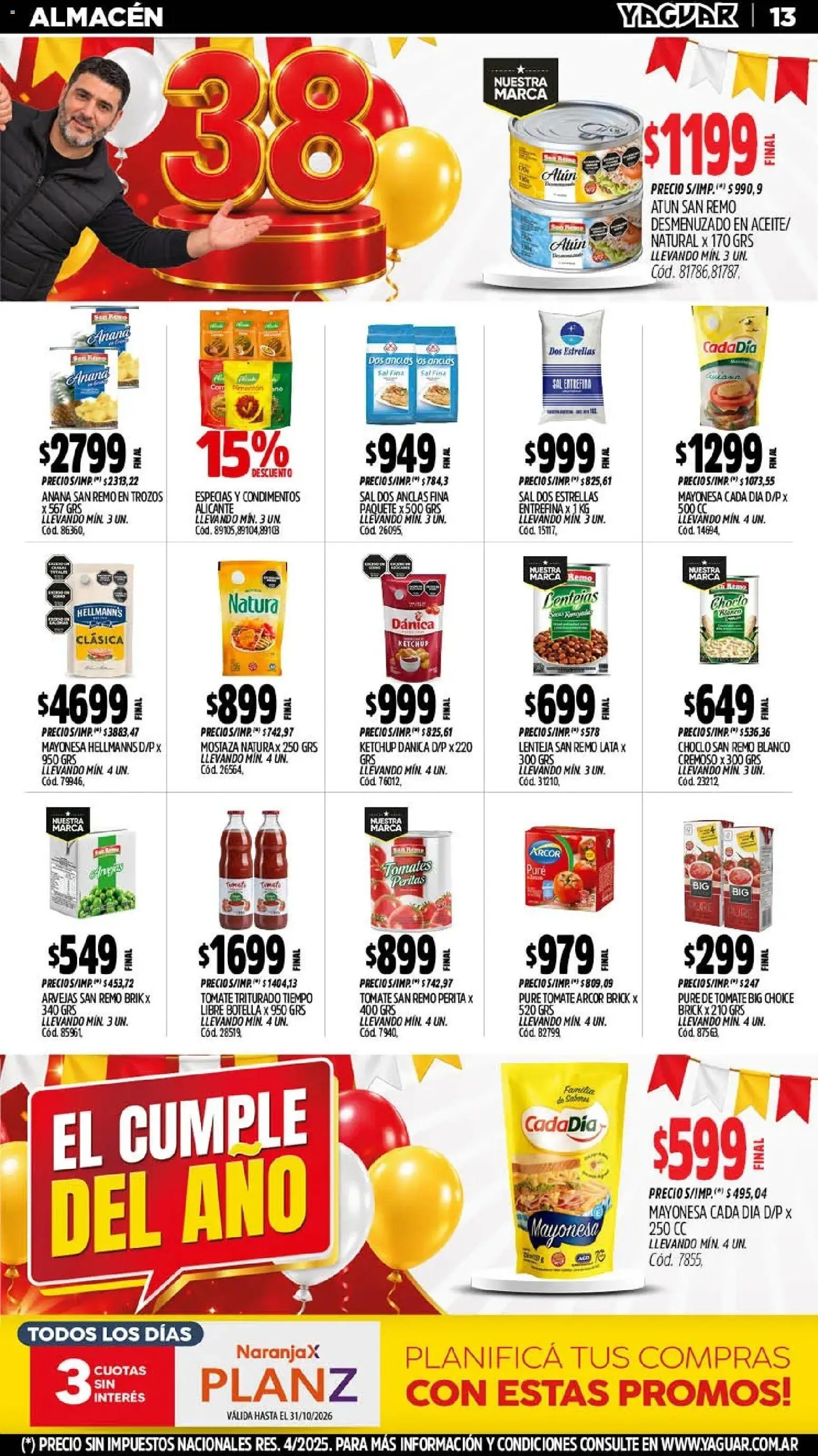 Yaguar - Oferta Semanal Córdoba │ válido desde el 19/10/2026 | Página: 14