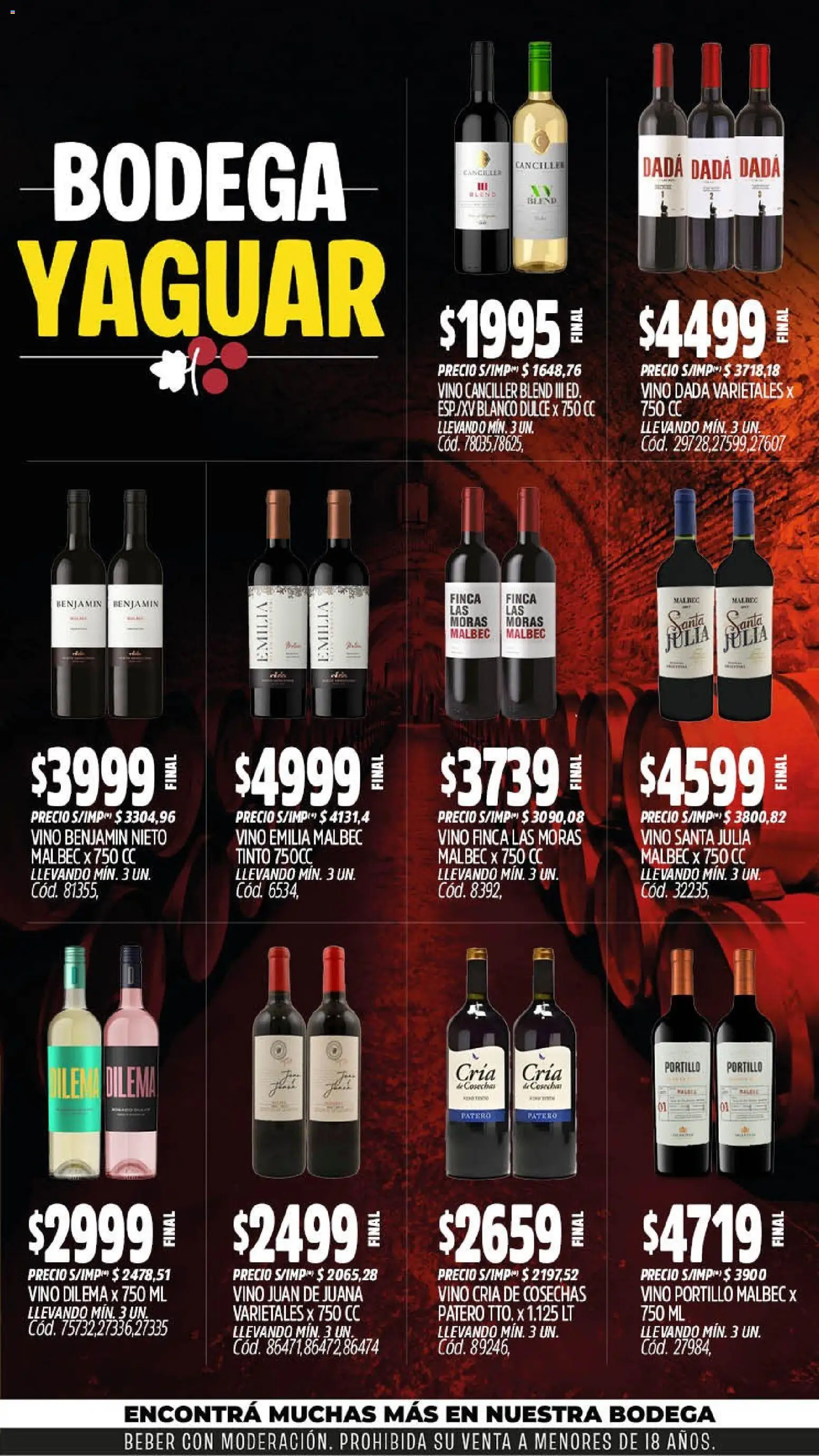 Yaguar - Oferta Semanal Misiones │ válido desde el 07/09/2026 | Página: 6 | Productos: Dulce, Vino