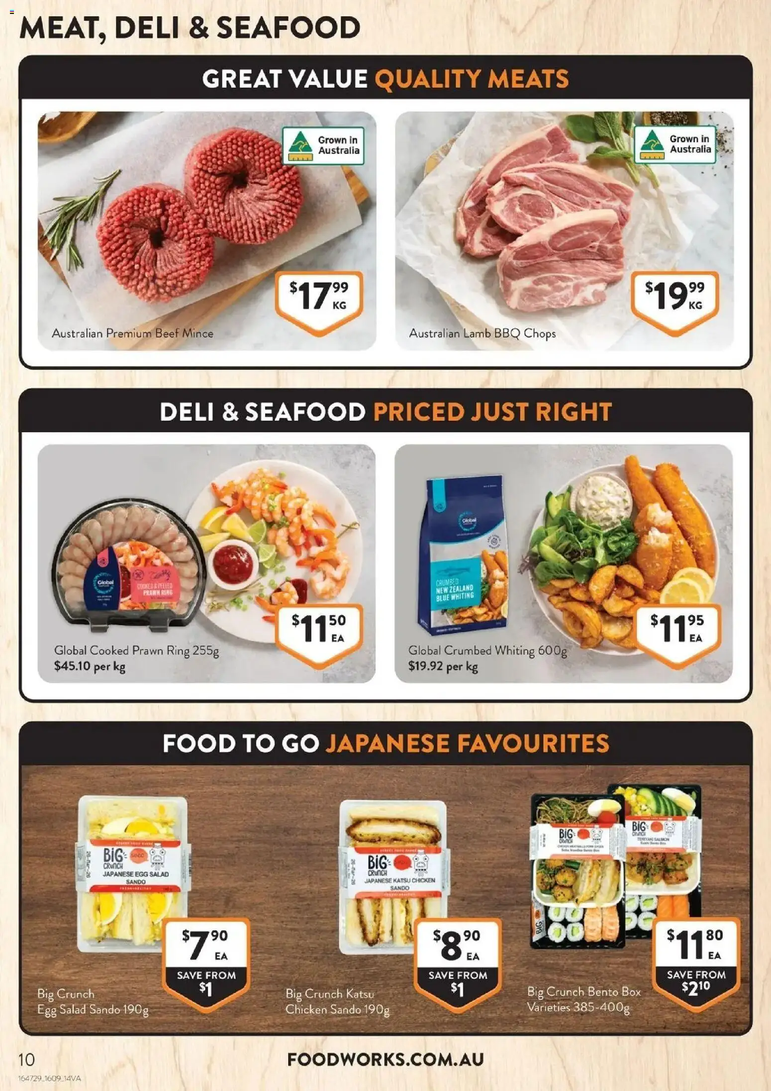 Foodworks catalogue Yarragon - 16/09/2026 > weekly / monthly specials | Page: 10 | Products: Food, Box, Beef, Salad