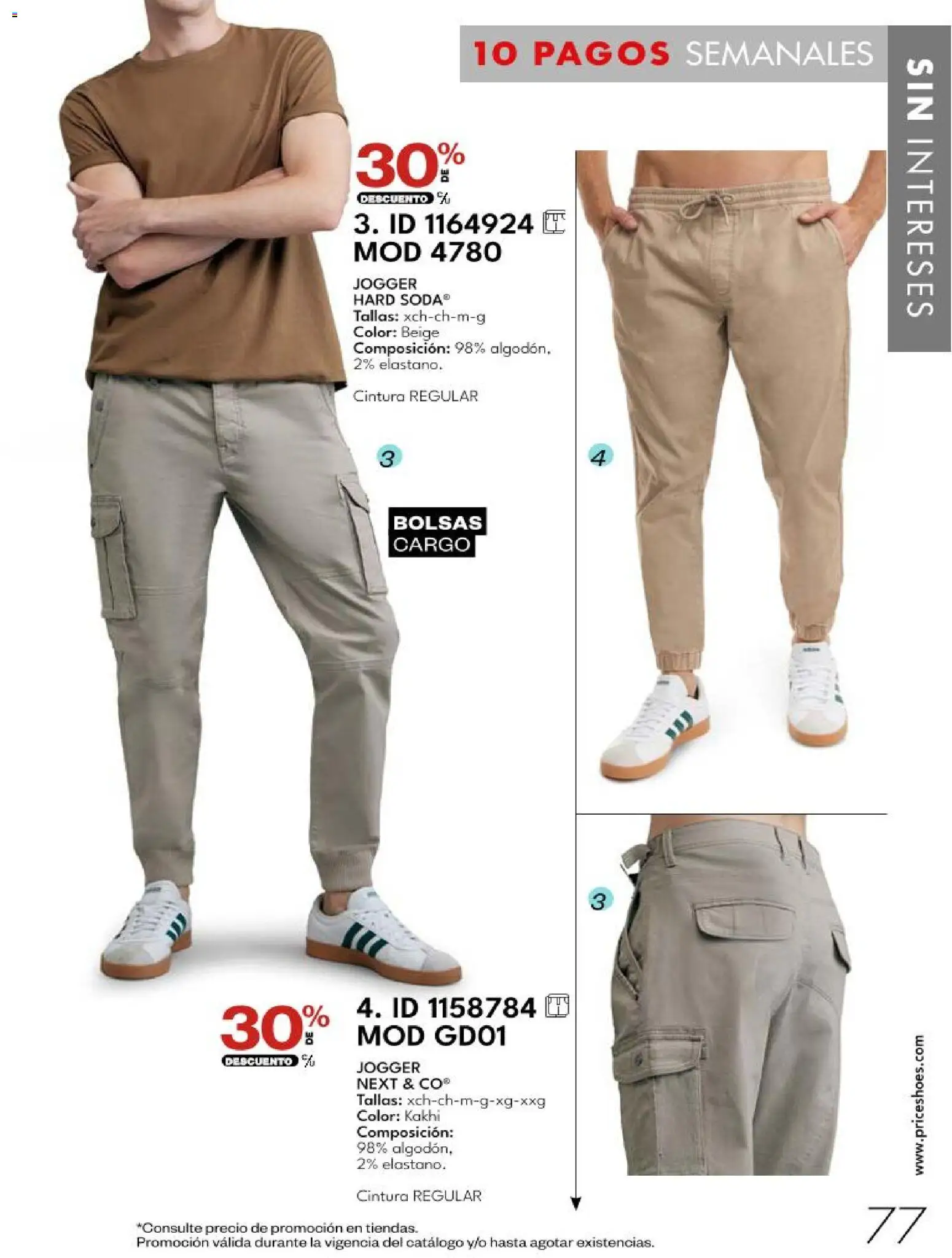 Nuevas ofertas de Price Shoes válidas en toda la República Mexicana desde el 27/10/2026. ¡Encuentra las mejores ofertas en Price Shoes catálogo! | Página: 77