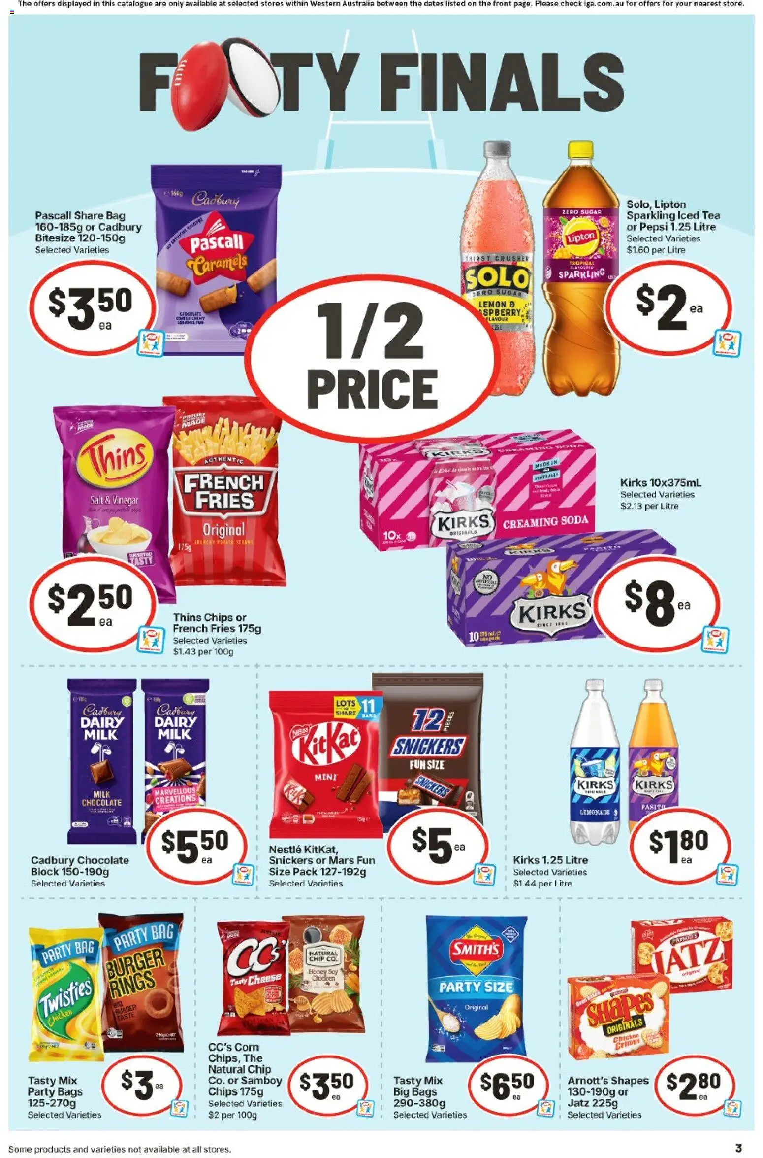 IGA catalogue - valid from 16/09/2026 | Page: 4 | Products: Milk, Chocolate, Sugar, Vinegar
