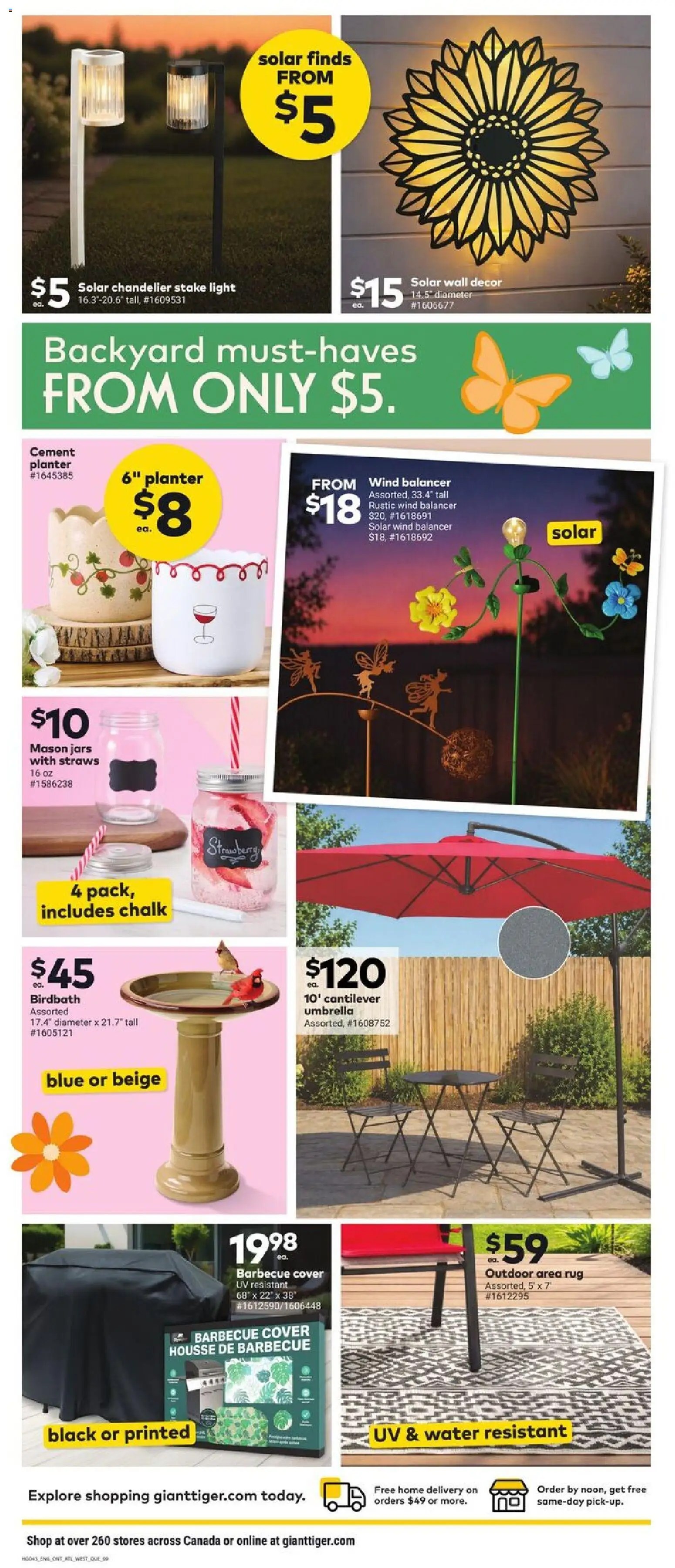 Giant Tiger flyer valid from 27.05.2026 | Page: 11 | Products: Umbrella, Grill