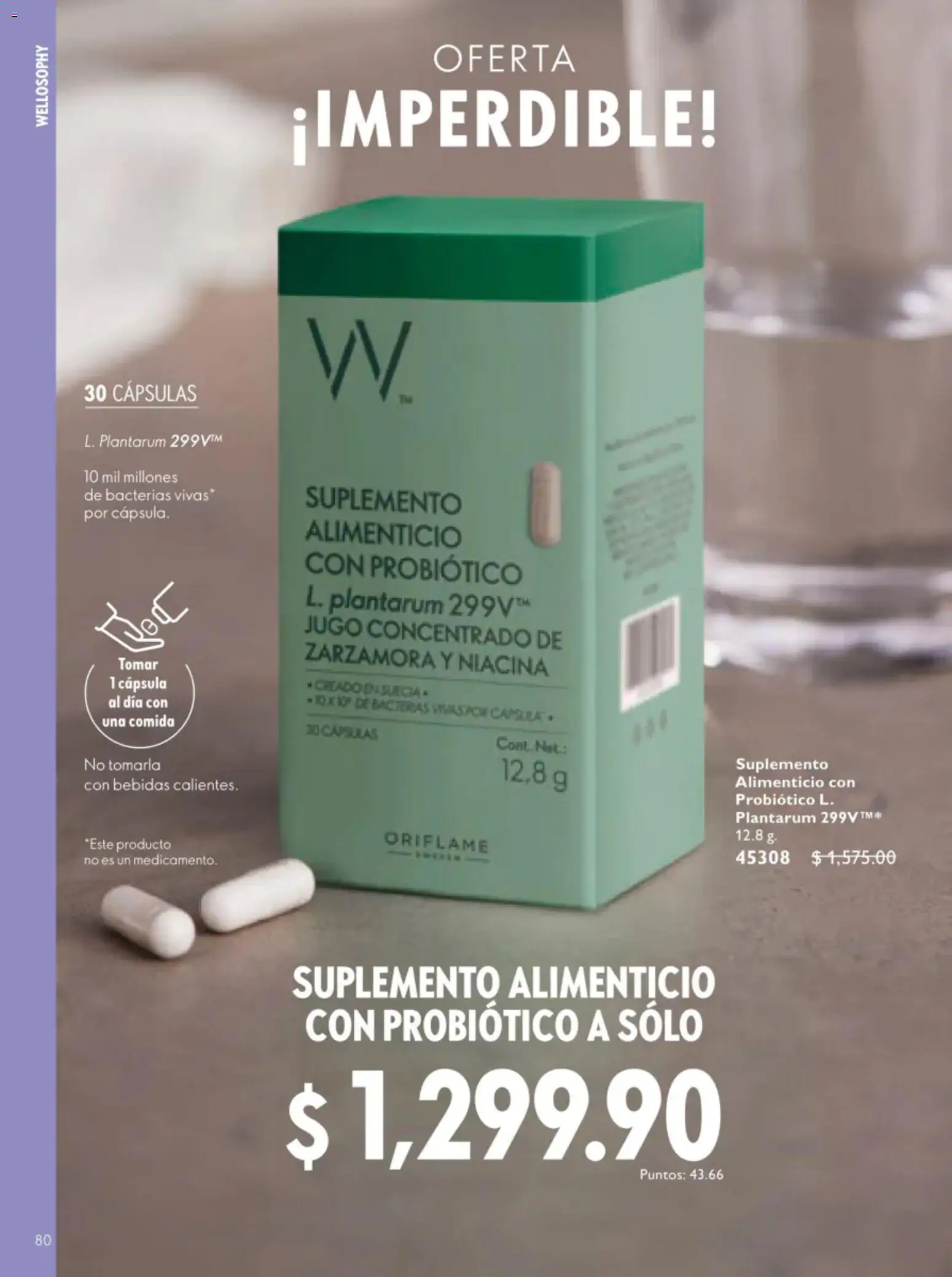 Nuevas ofertas de Oriflame válidas en toda la República Mexicana desde el 11/07/2026. ¡Encuentra las mejores ofertas en Oriflame campaña 10 2026! | Página: 80 | Productos: Jugo