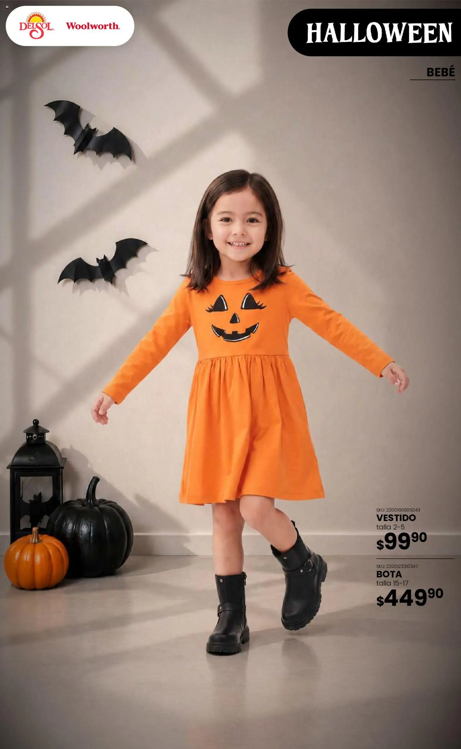 Nuevas ofertas de Del Sol y Woolworth válidas en toda la República Mexicana desde el 22/10/2026. ¡Encuentra las mejores ofertas en Del Sol y Woolworth catálogo Halloween! | Página: 22