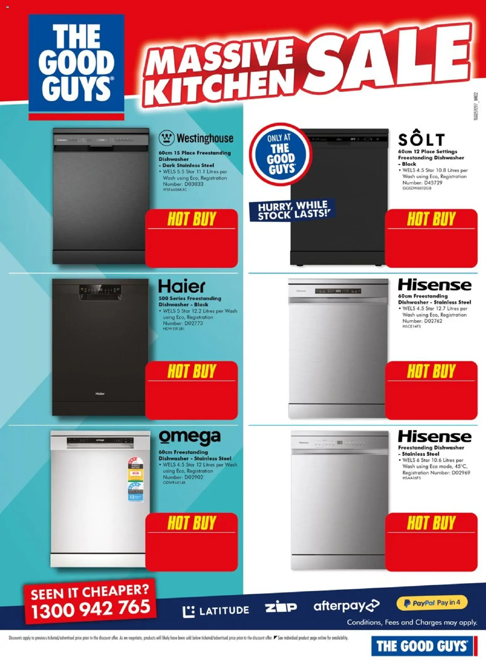 The Good Guys catalogue - valid from 09/07/2026 | Page: 10 | Products: Dishwasher