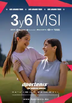 Vista previa de Dportenis catálogo, nuevo folleto de la tienda, válido en México a partir del 01.05.2026