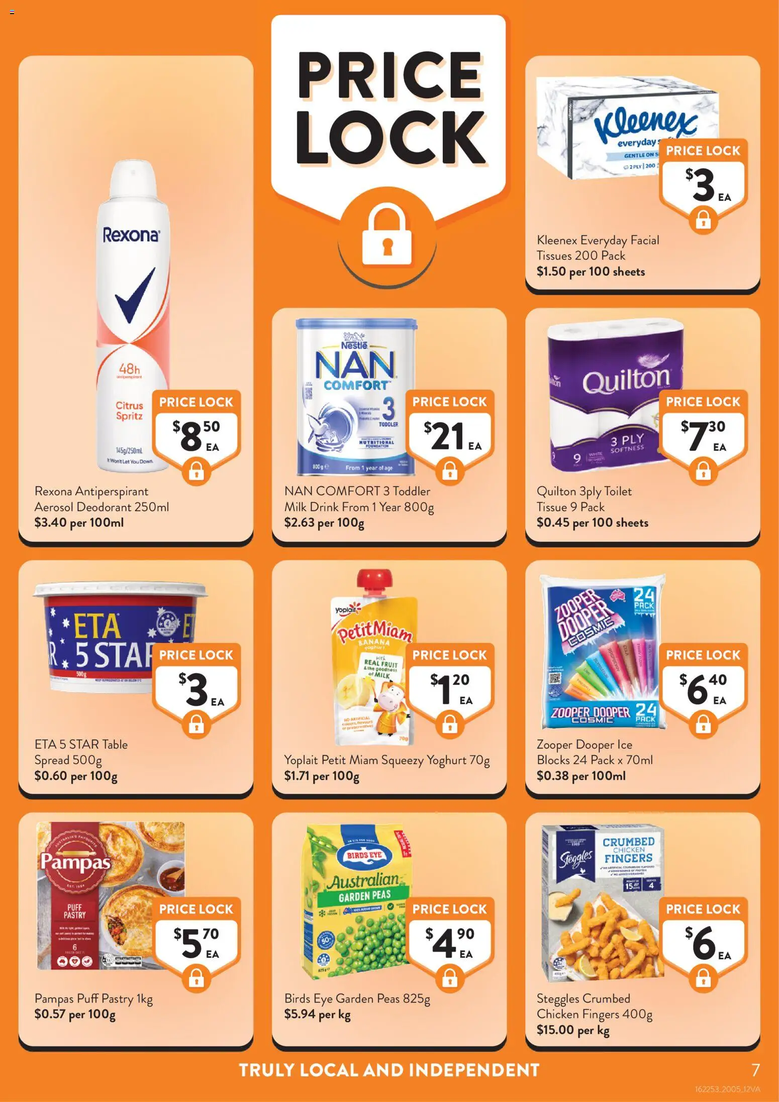 Foodworks catalogue - valid from 20.05.2026 | Page: 7 | Products: Milk, Deodorant, Pastry, Tissues