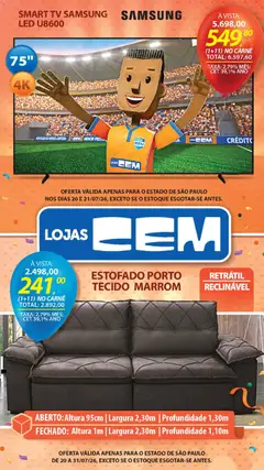 Lojas Cem - Ofertas atuais - Pré-Visualização do folheto da loja Lojas Cem, válido de 20/07/2026 | Página: 5