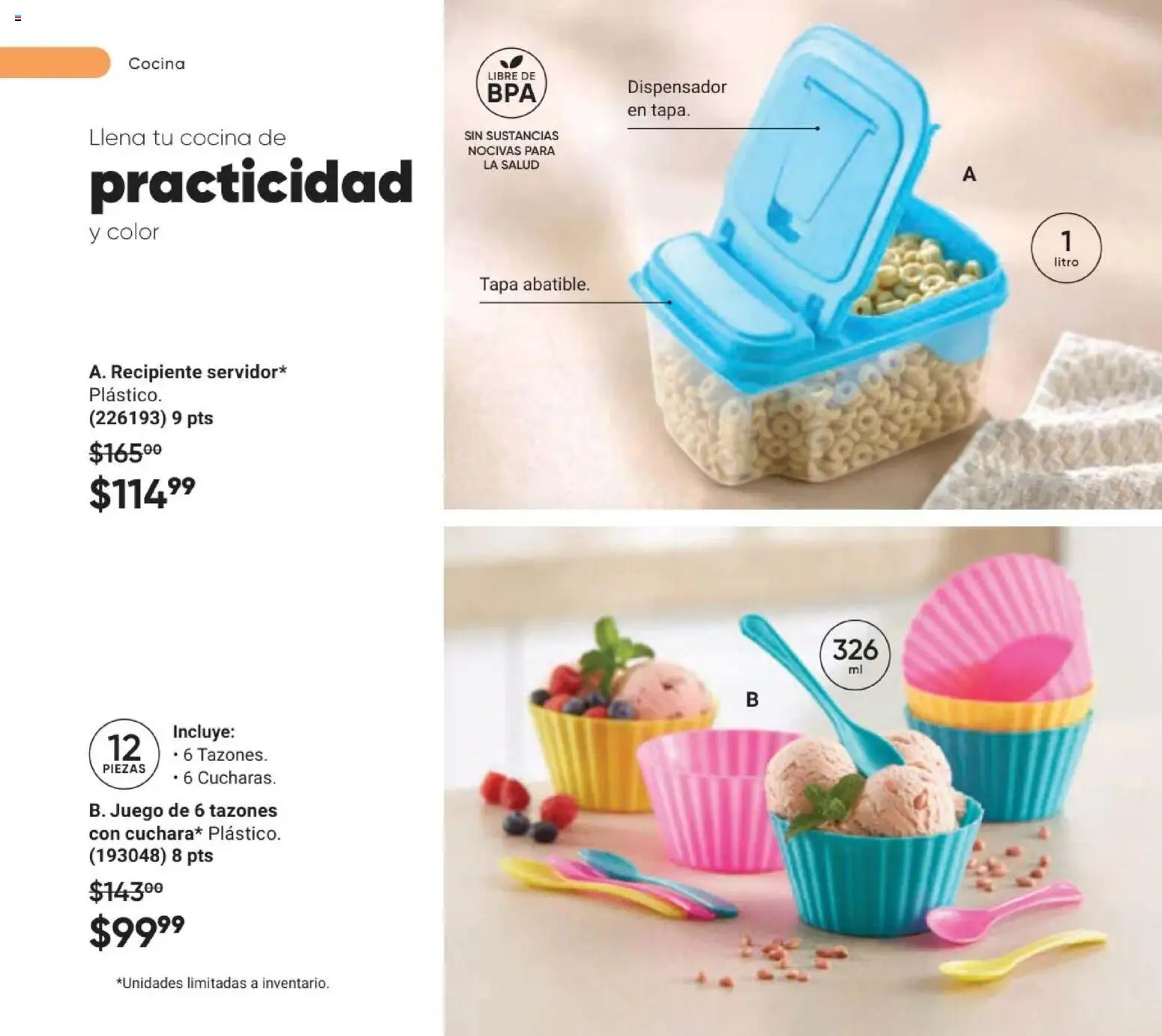 Nuevas ofertas de AVON válidas en toda la República Mexicana desde el 02/10/2026. ¡Encuentra las mejores ofertas en AVON Casa & Estilo 15 2026! | Página: 30 | Productos: Juego, Cocina