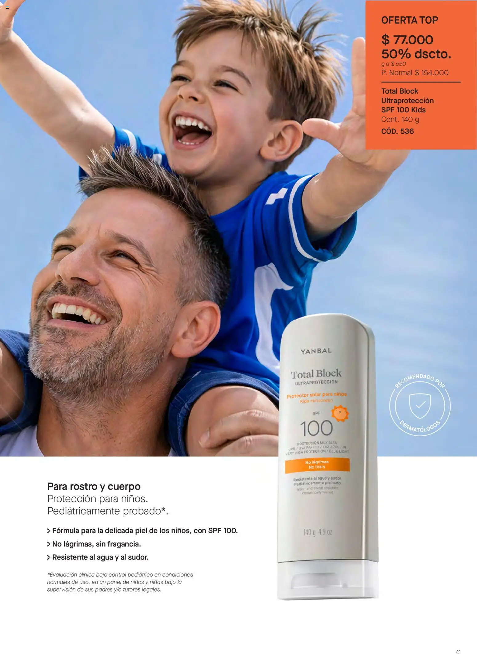 Yanbal revista - valida desde el 23.05.2026 | Página: 41 | Productos: Agua, Top, Protector solar