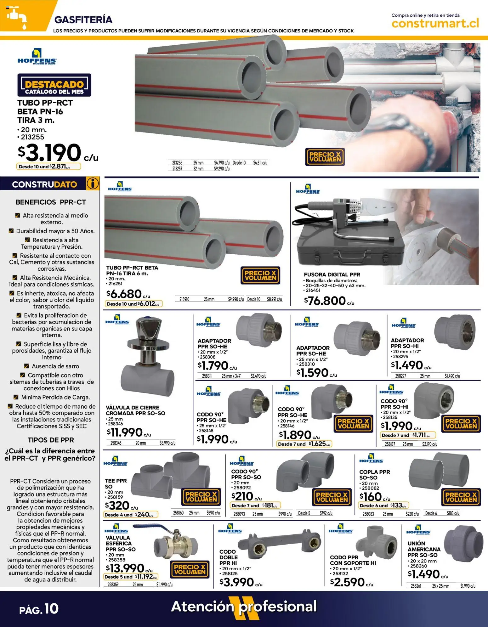 Construmart Ofertas │ válido desde el 30.06.2026 | Página: 10 | Productos: Agua, Adaptador