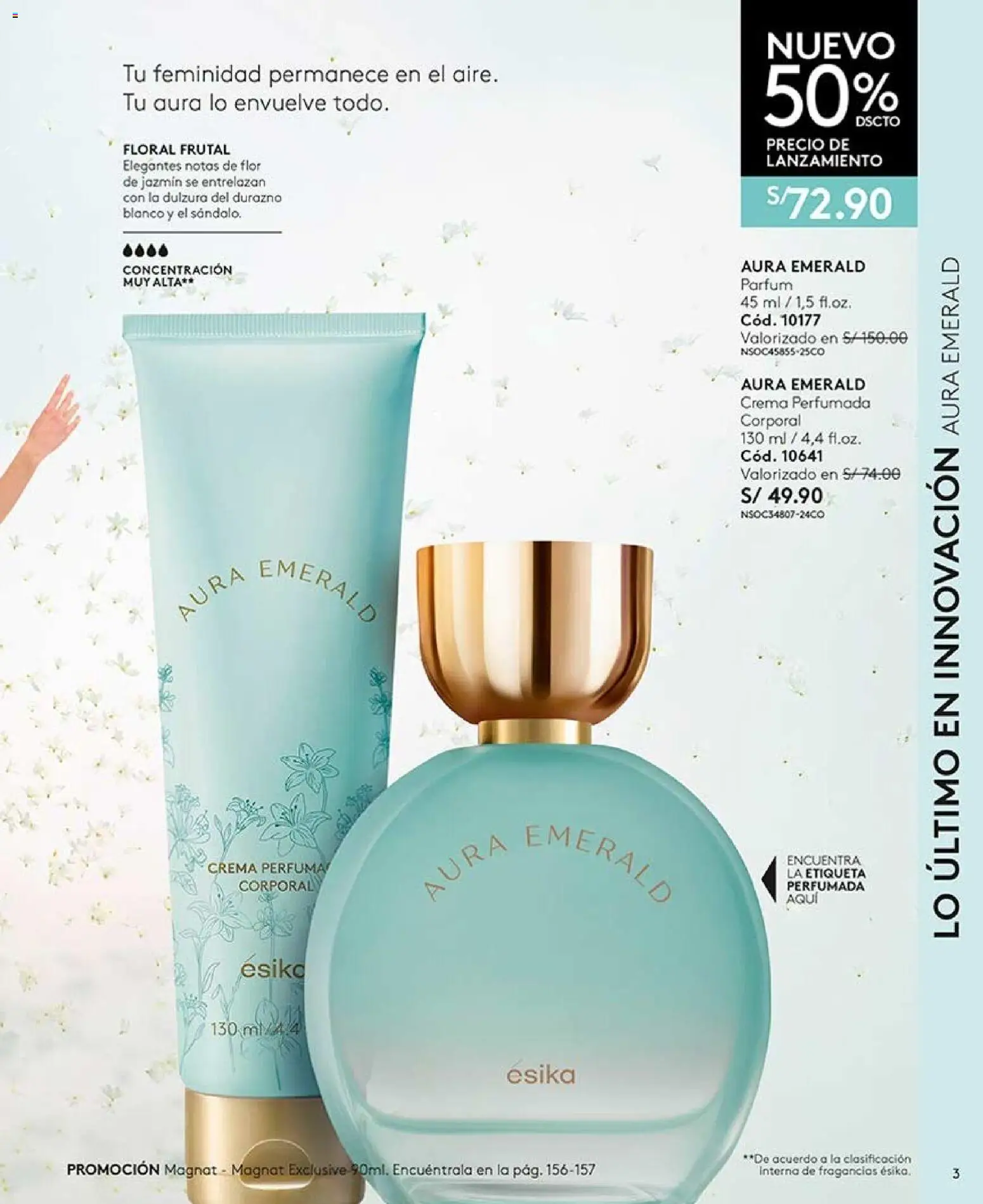 Catálogo Ésika válido desde 11/07/2026 | Página: 3 | Productos: Crema