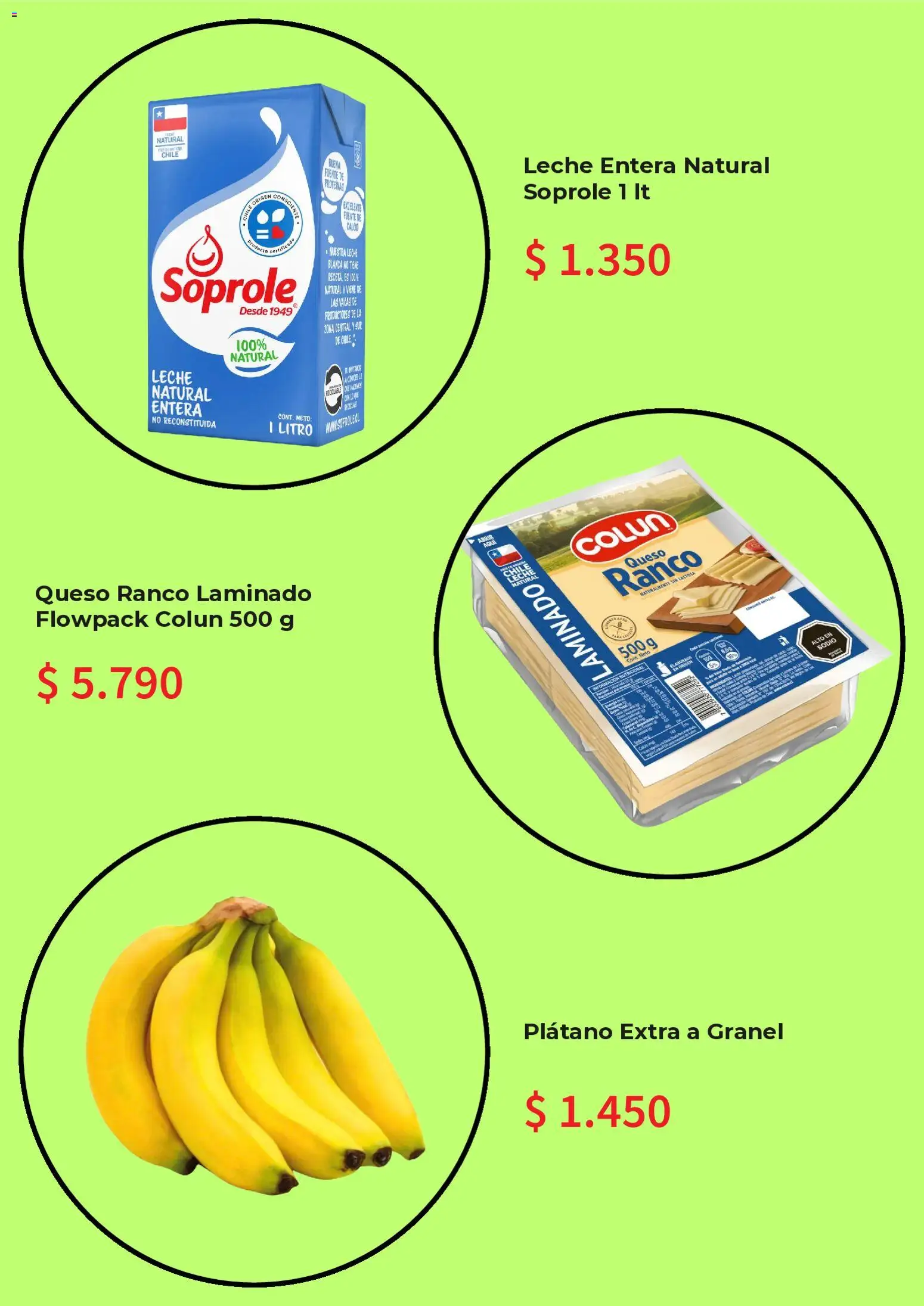 Tottus Cyber Monday │ válido desde el 05.10.2026 | Página: 3 | Productos: Leche entera, Queso, Plátano, Fuente