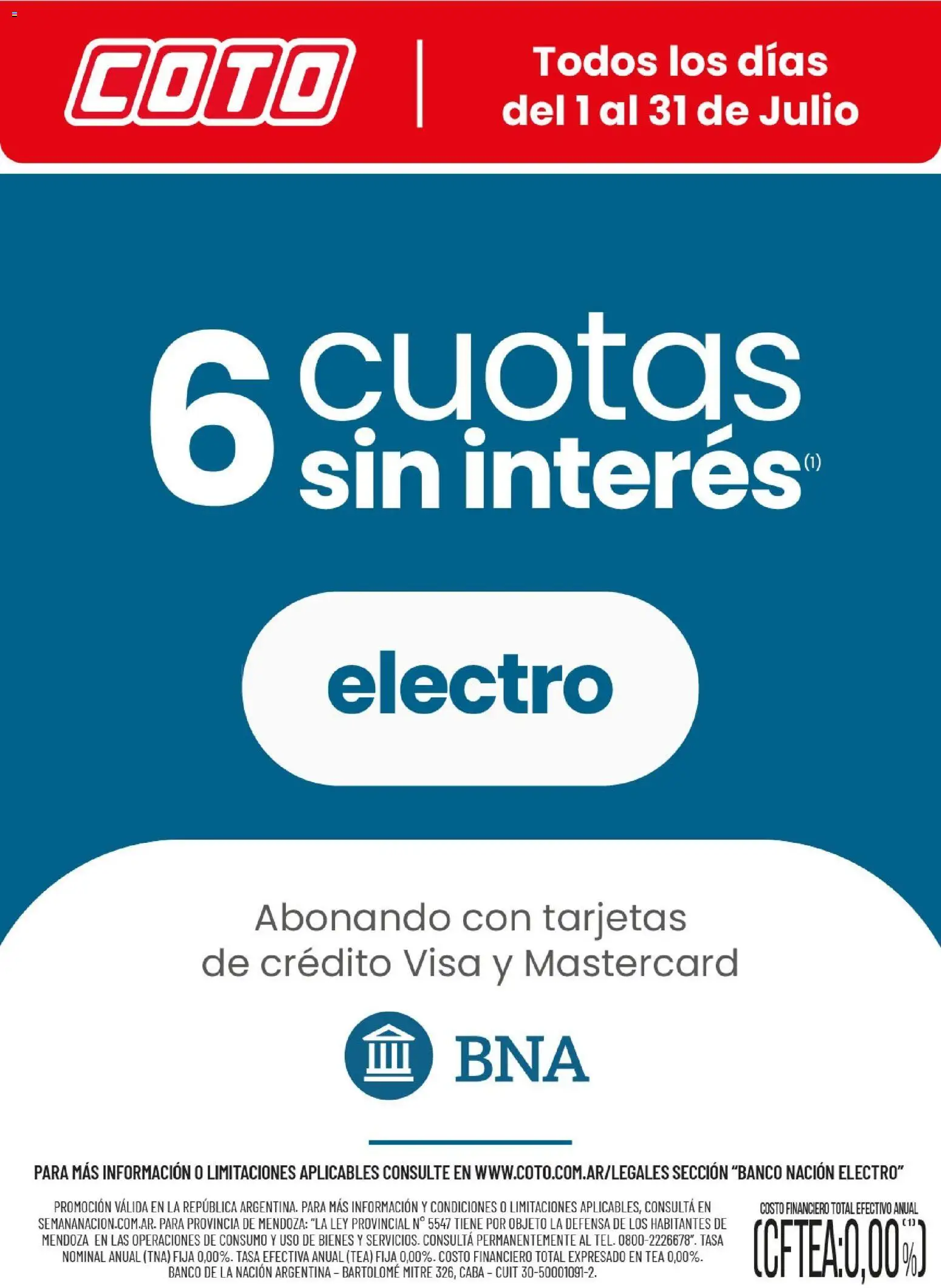 Coto - BNA Electro Julio │ válido desde el 01/07/2026 | Página: 1