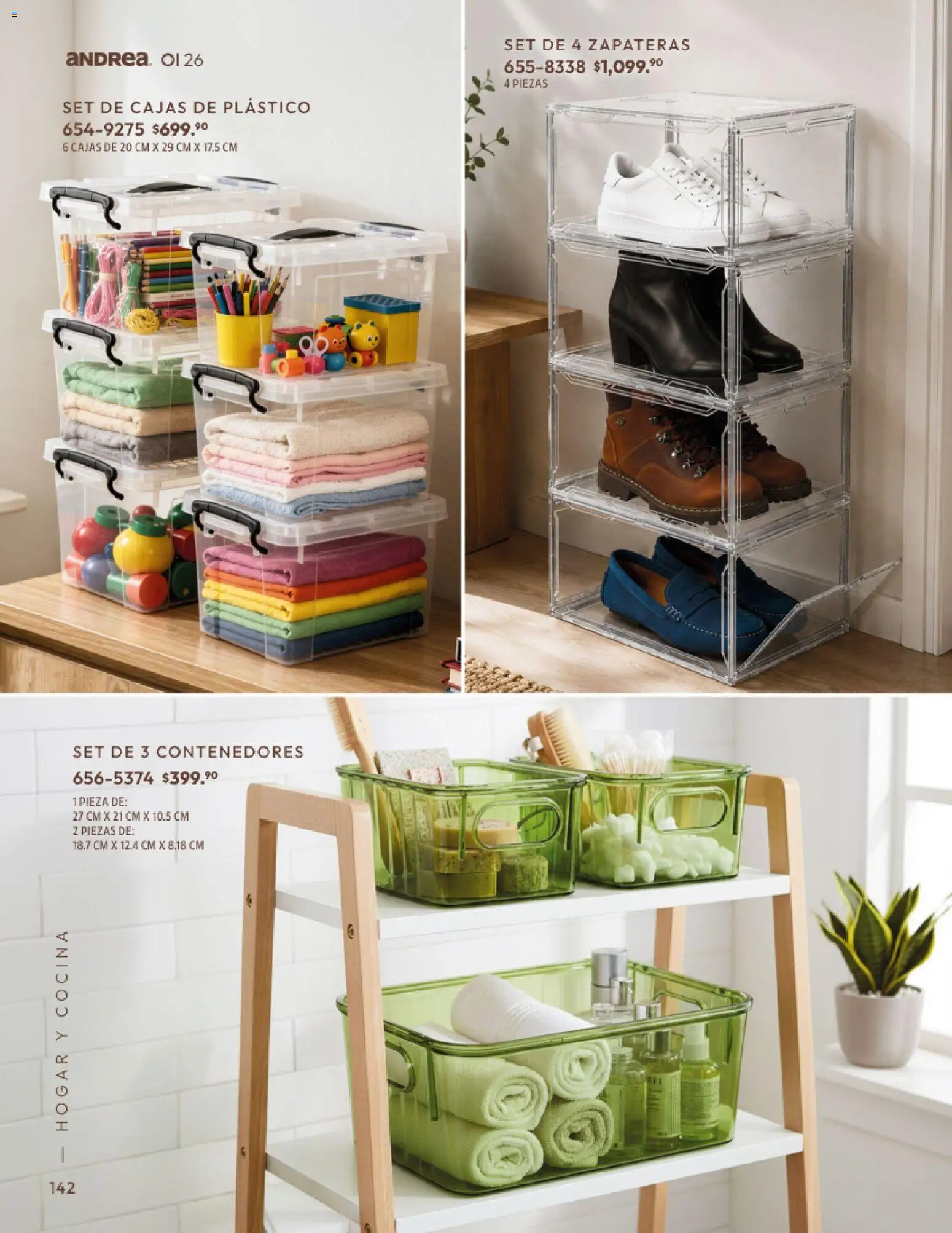 Nuevas ofertas de Andrea válidas en toda la República Mexicana desde el 01/09/2026. ¡Encuentra las mejores ofertas en Andrea catálogo Home! | Página: 142