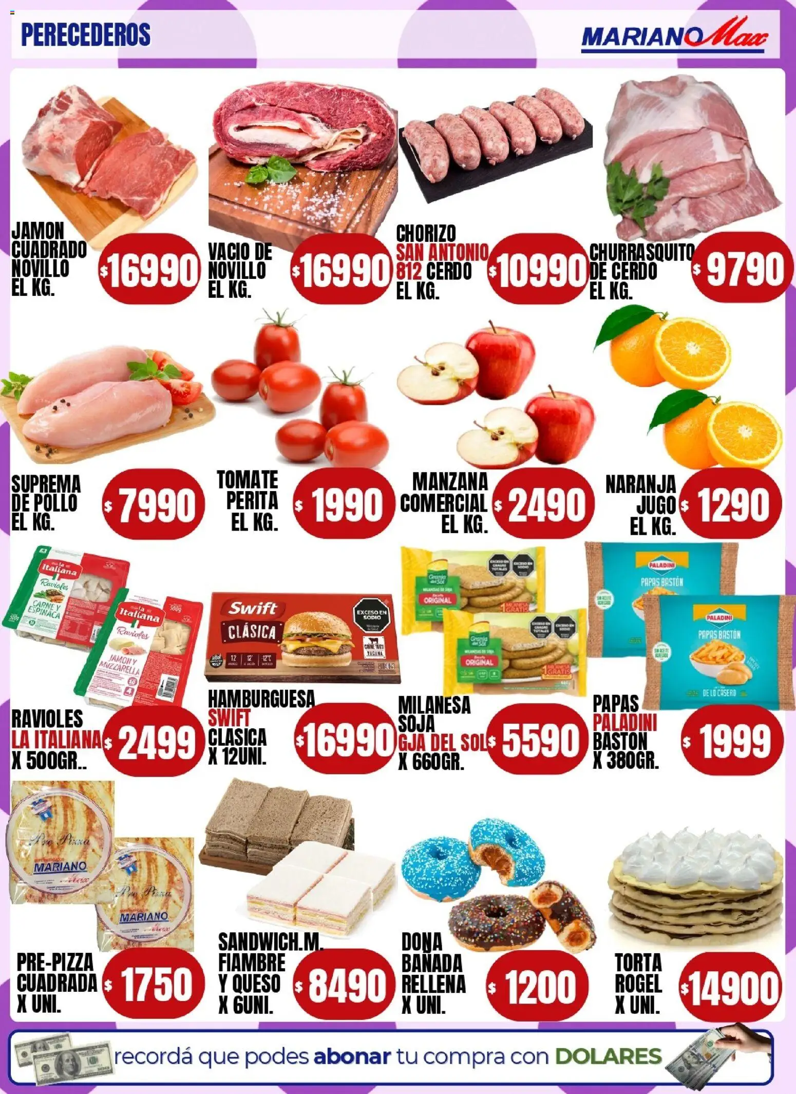 Mariano Max - Catálogo │ válido desde el 04/08/2026 | Página: 4 | Productos: Chorizo, Jamón, Cerdo, Espinaca