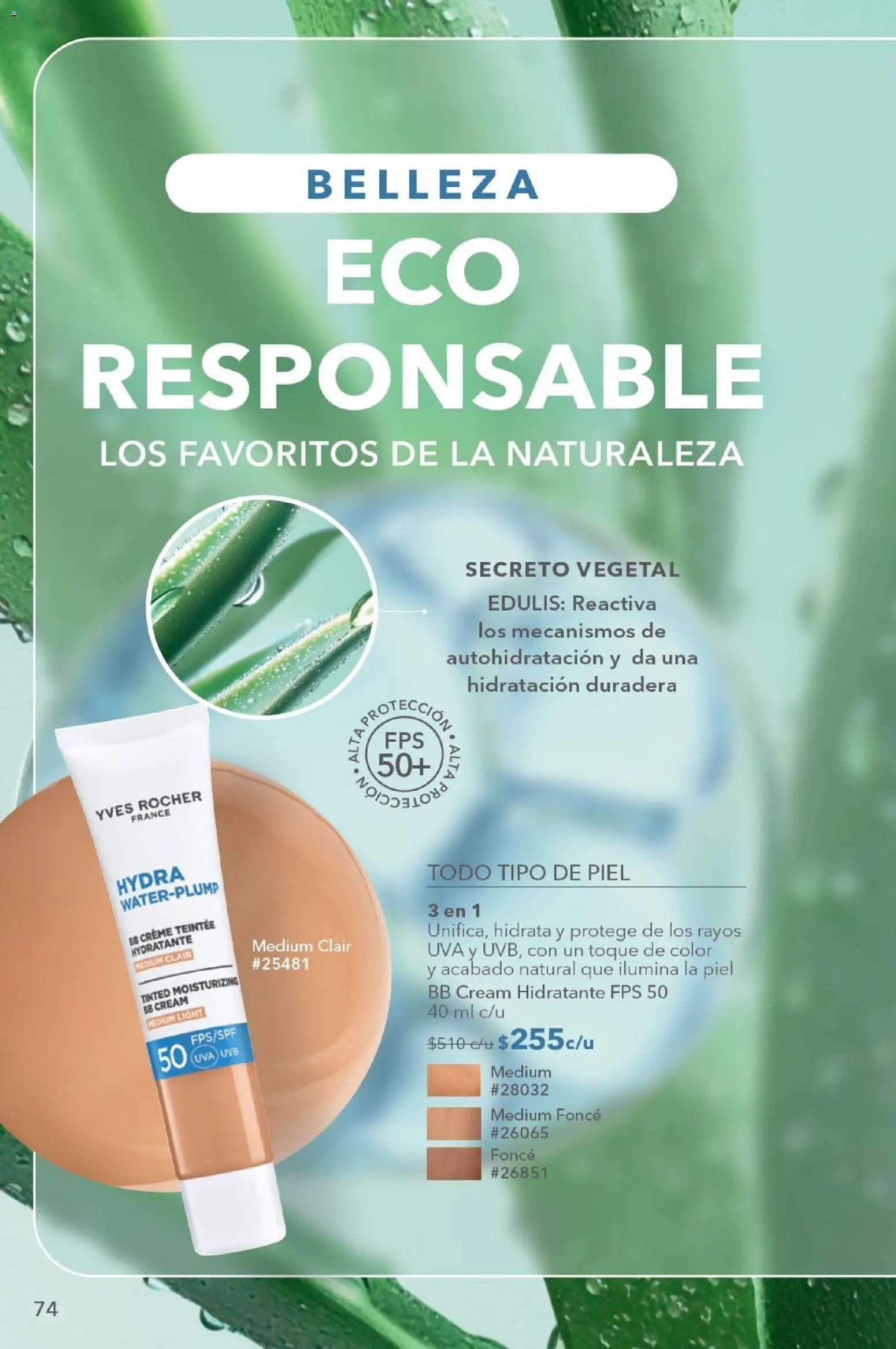 Nuevas ofertas de Yves Rocher válidas en toda la República Mexicana desde el 18/11/2026. ¡Encuentra las mejores ofertas en Yves Rocher campaña 16 2026! | Página: 76