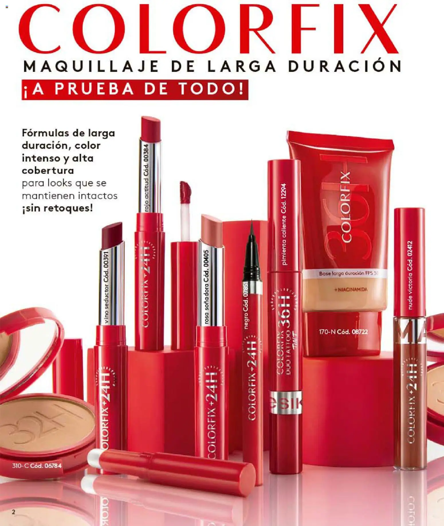 Catálogo Ésika Campaña 10 │ válido desde el 01.06.2026 | Página: 2 | Productos: Pimienta, Maquillaje, Vino, Base