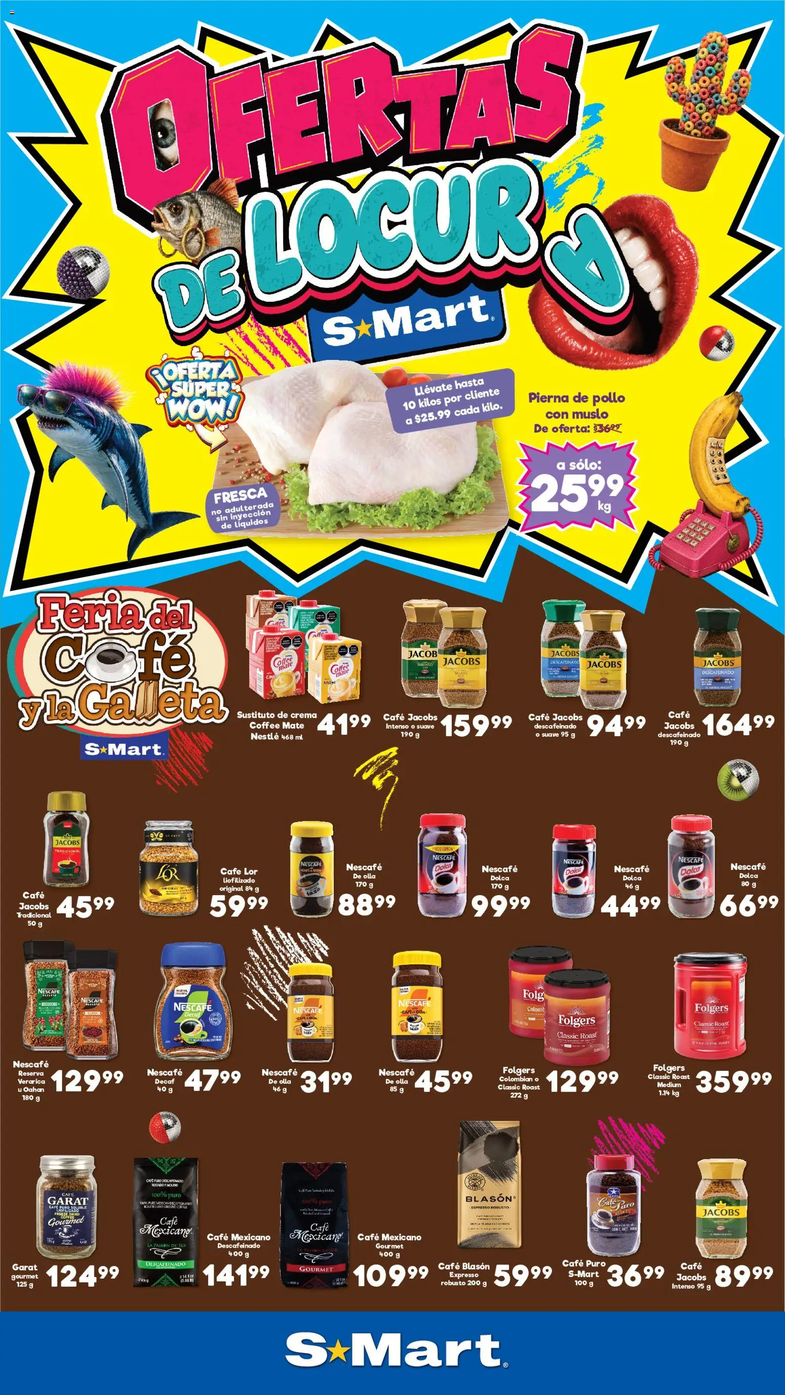 Nuevas ofertas de S-Mart válidas en toda la República Mexicana desde el 06/10/2026. ¡Encuentra las mejores ofertas en S-Mart folleto Ofertas de feria Juárez! | Página: 1